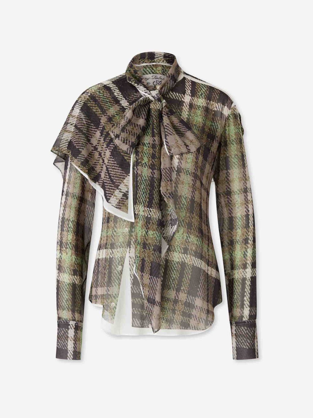 Printed Silk Blouse Acne studios оригінал – Купити в Україні – боковий вид
