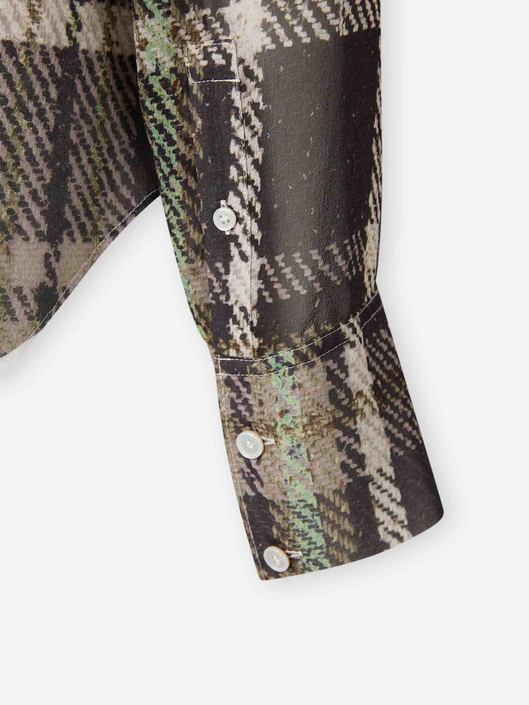 Printed Silk Blouse Acne studios оригінал – Купити в Україні – збільшений вид