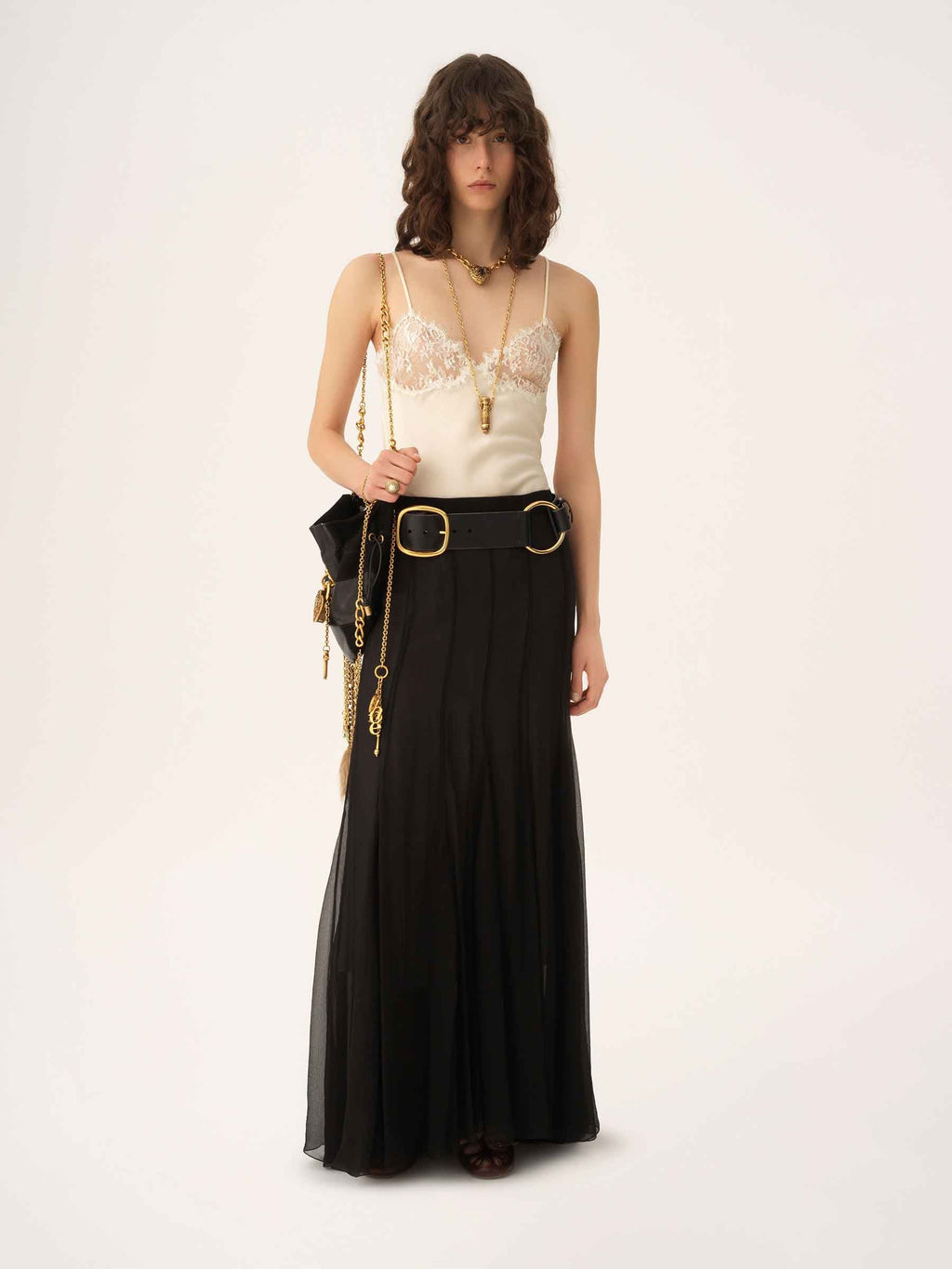 Silk Satin Top Chloe – Гарантія оригінальності – вид ззаду