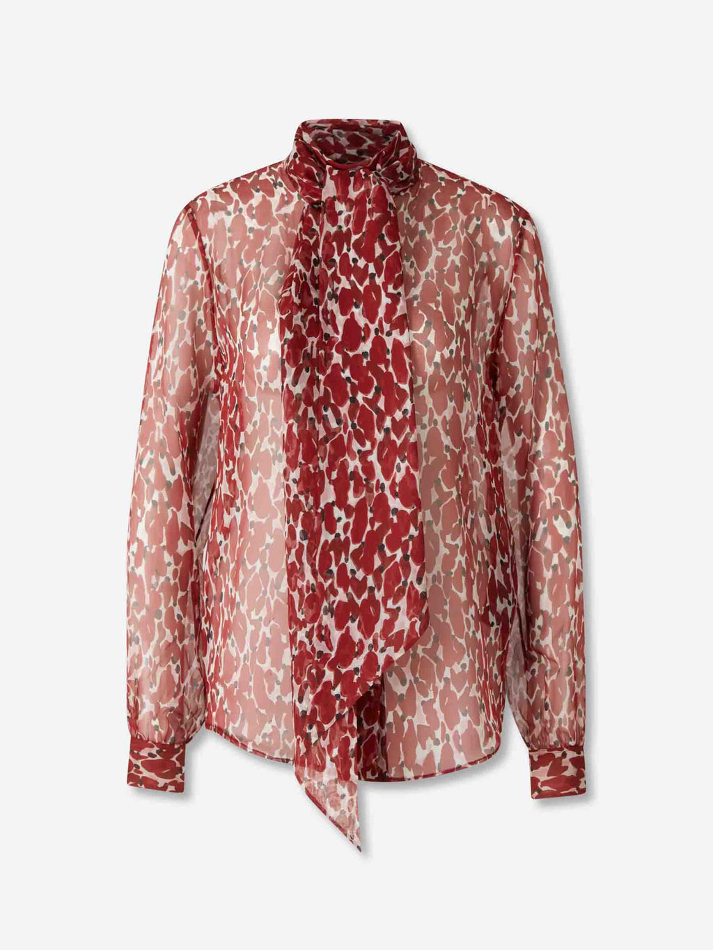 Silk Printed Shirt Saint laurent оригінал – Купити в Україні – боковий вид