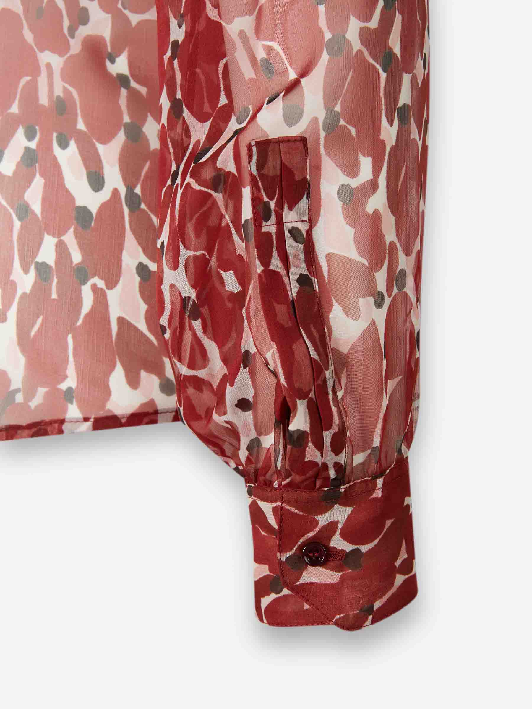 Silk Printed Shirt Saint laurent оригінал – Купити в Україні – збільшений вид
