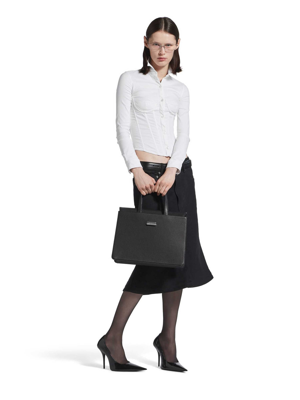 Оригінальна Corset Shirt Balenciaga – вид ззаду
