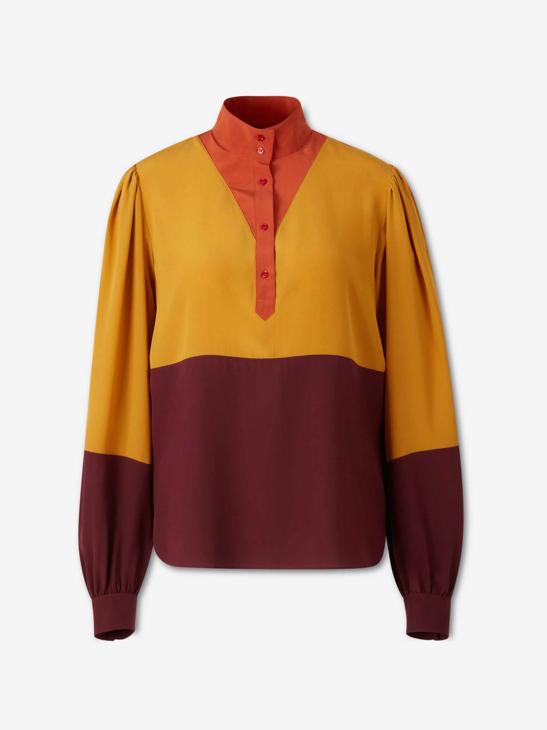 Оригінальна Colour Block Blouse Saint laurent – боковий вид