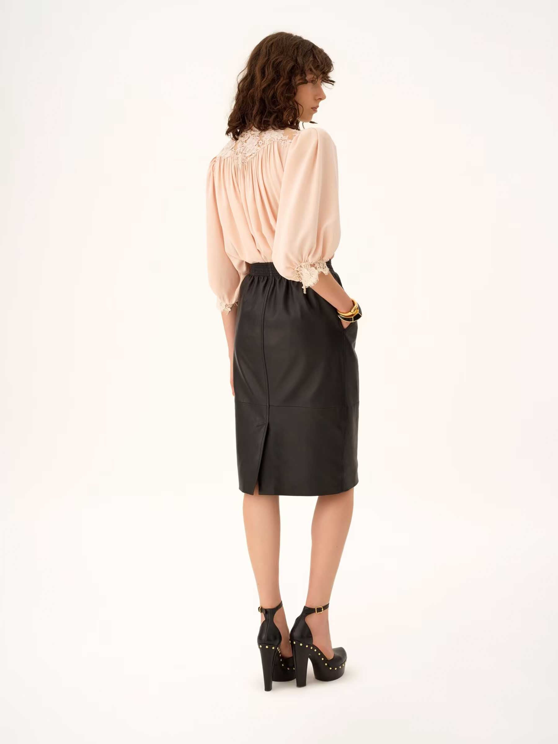 Silk Lace Blouse Chloe – Гарантія оригінальності – детальний вид