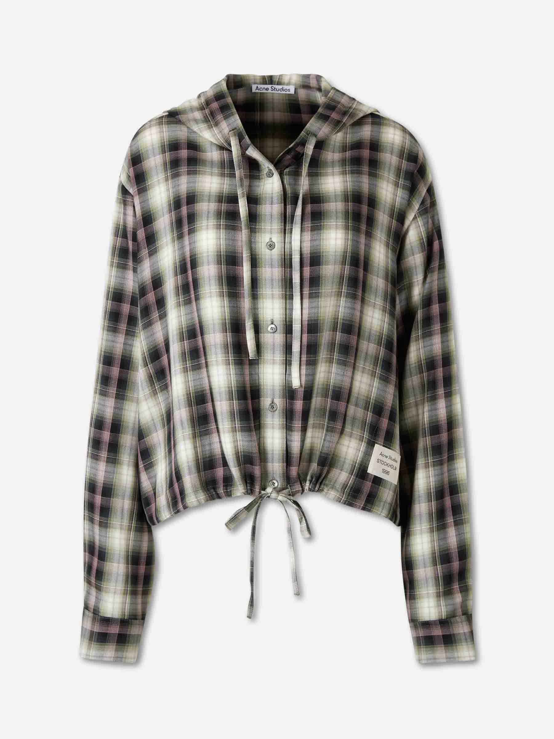 Hooded Overshirt Acne studios – Гарантія оригінальності – боковий вид