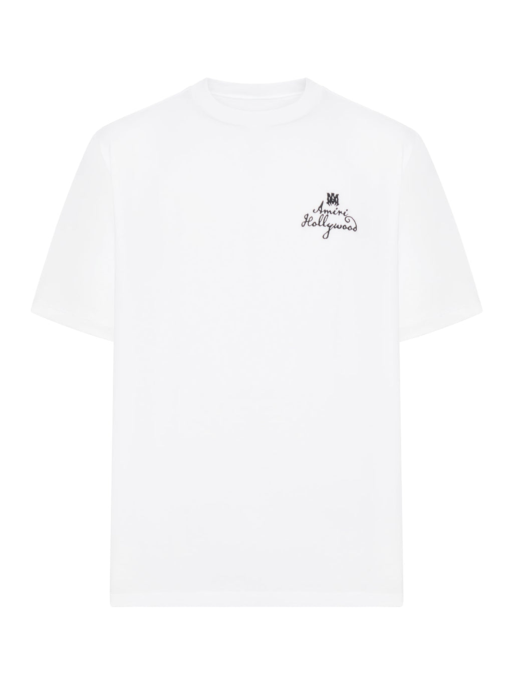Оригінальна Cotton T-Shirt With Embroidered Logo Amiri – боковий вид