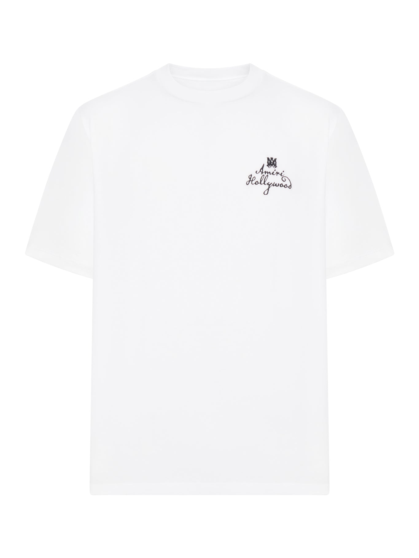 Оригінальна Cotton T-Shirt With Embroidered Logo Amiri – боковий вид