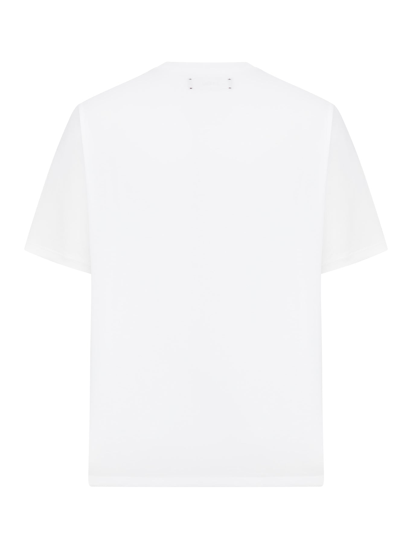 Оригінальна Cotton T-Shirt With Embroidered Logo Amiri – вид ззаду