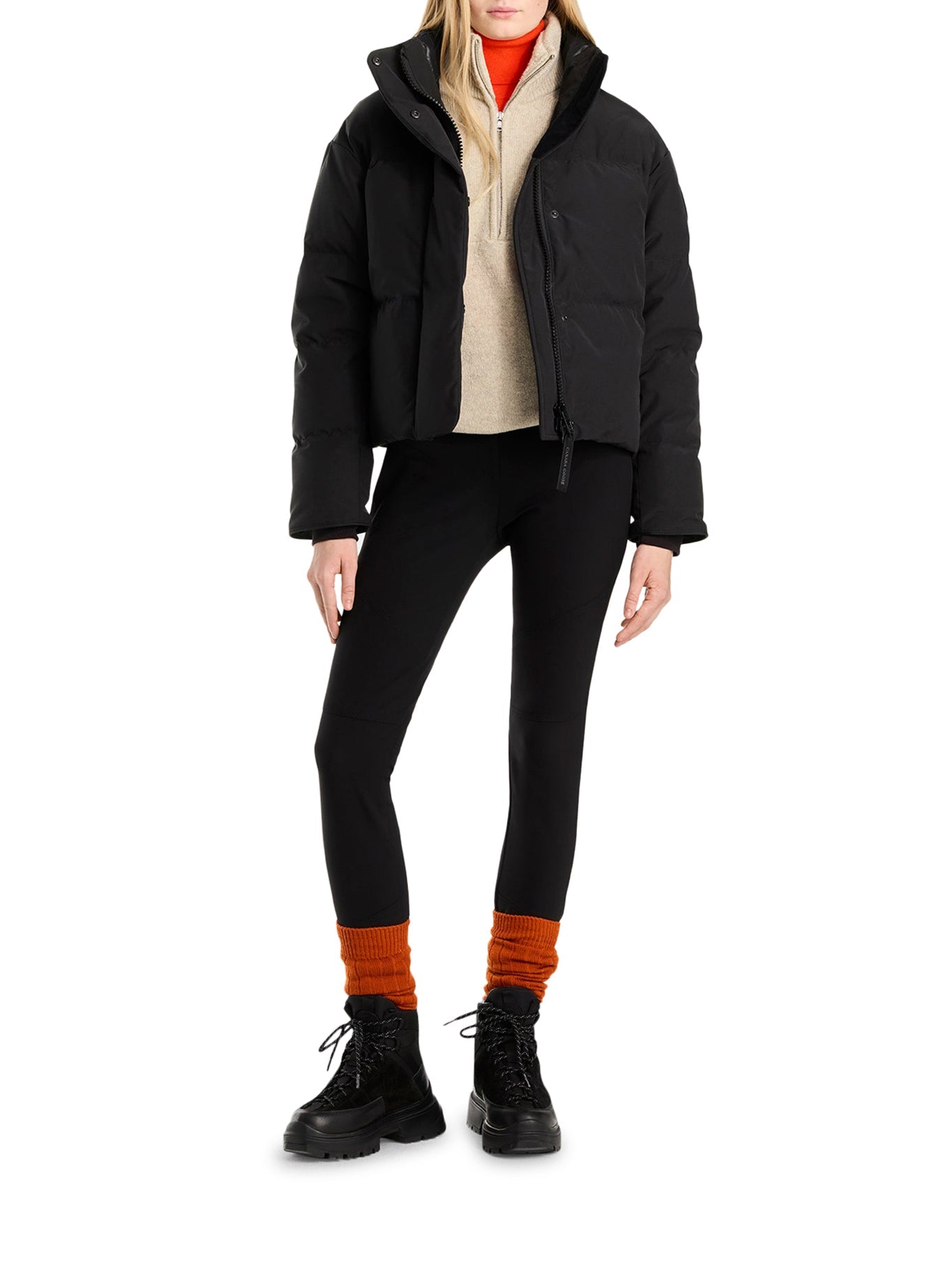 Grandview Short Jacket With Black Label Canada goose оригінал – Купити в Україні – вид ззаду