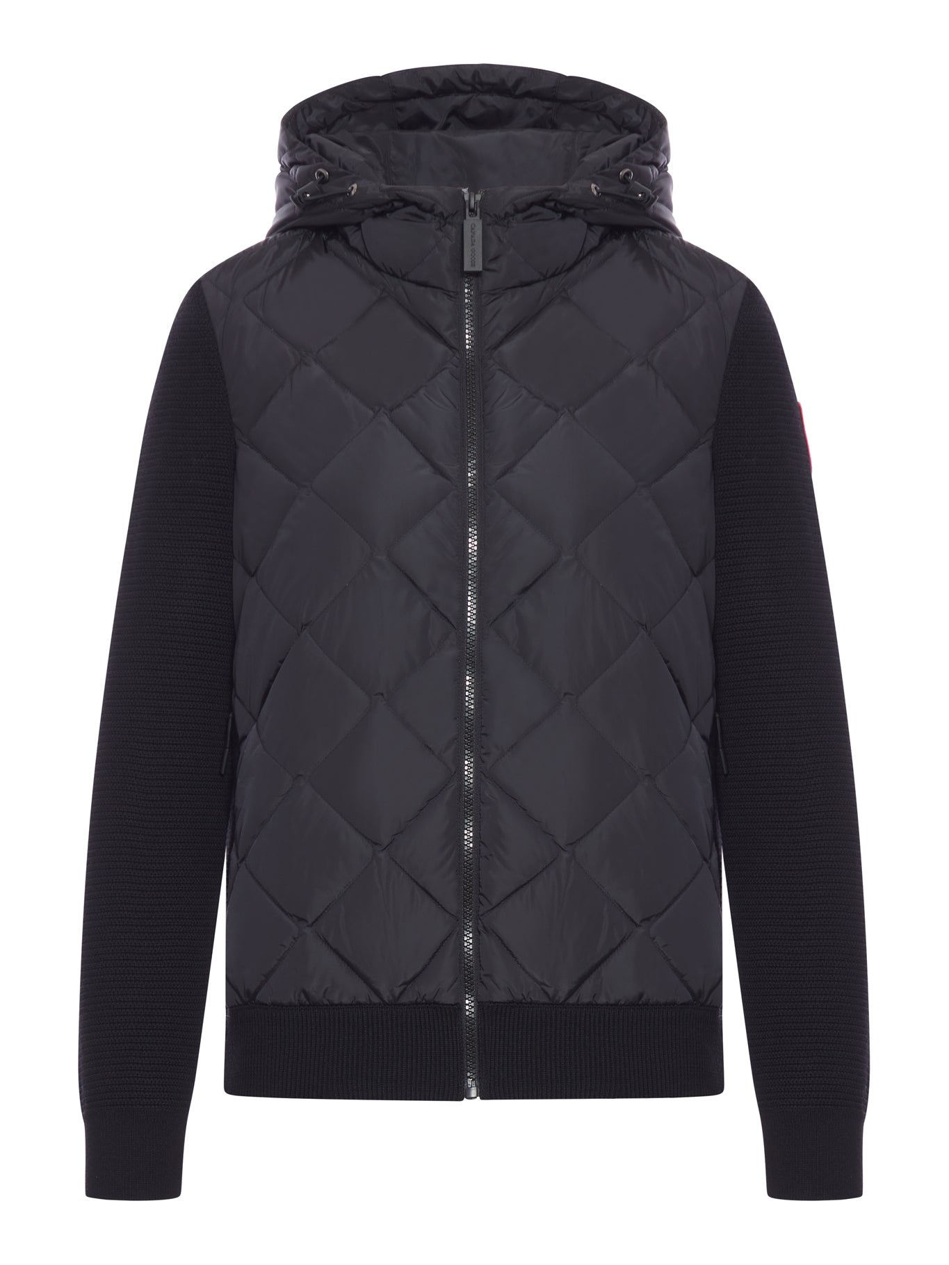Hybridge® Quilted Knit Hooded Jacket Canada goose оригінал – Купити в Україні – боковий вид