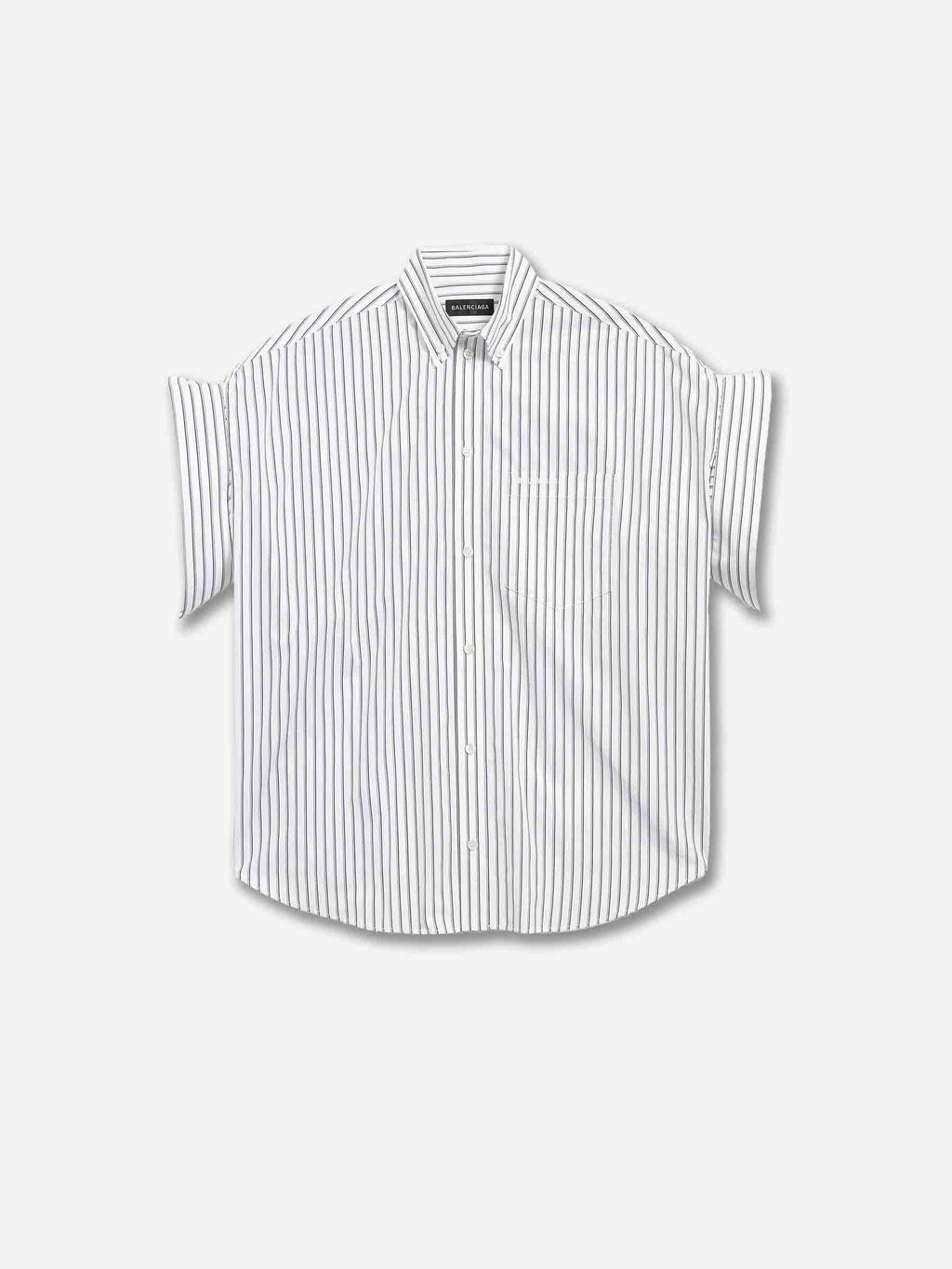 Shirt With Rolled-Up Sleeves Balenciaga оригінал – Купити в Україні – боковий вид