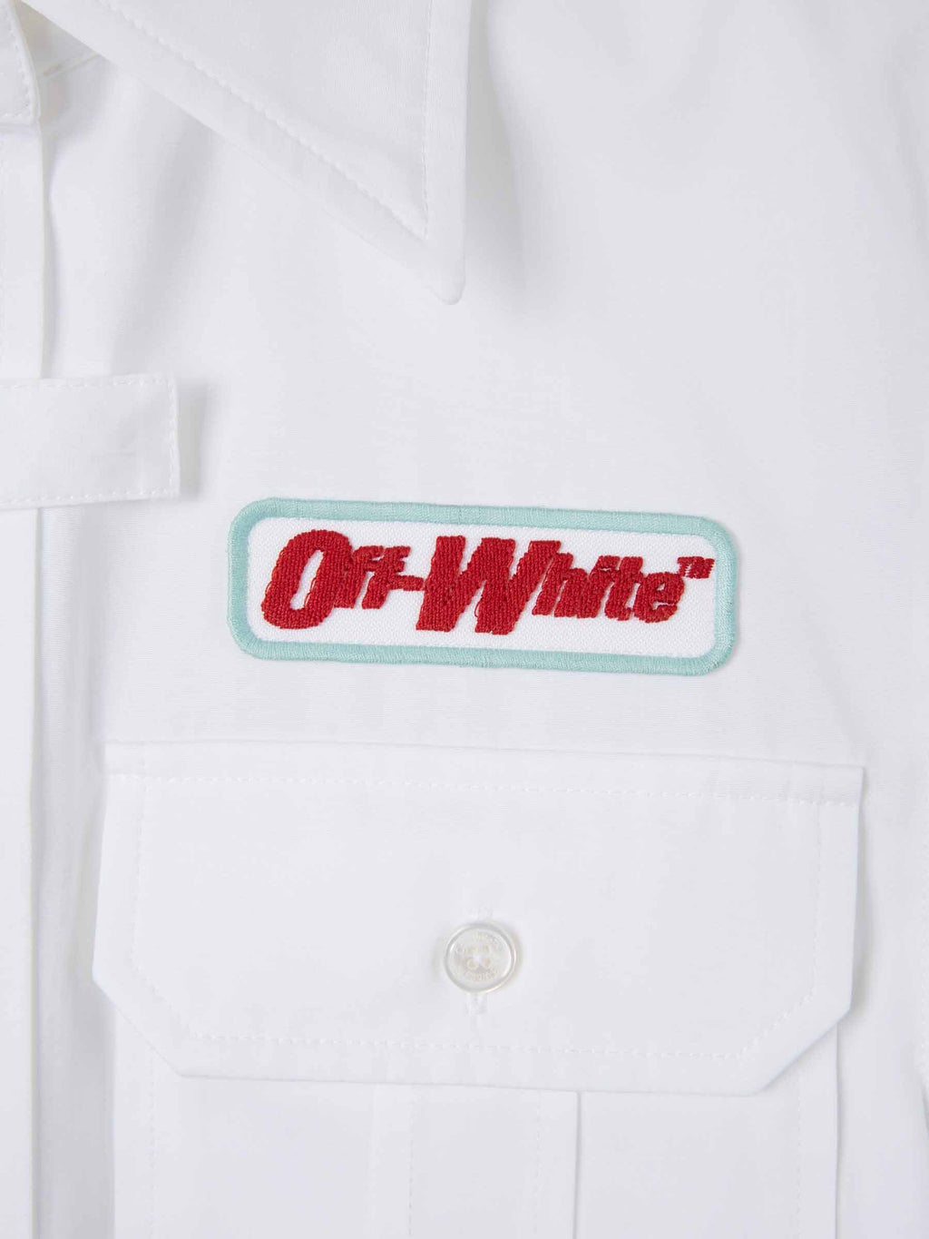 Casual Plain Shirt Off-white оригінал – Купити в Україні – збільшений вид