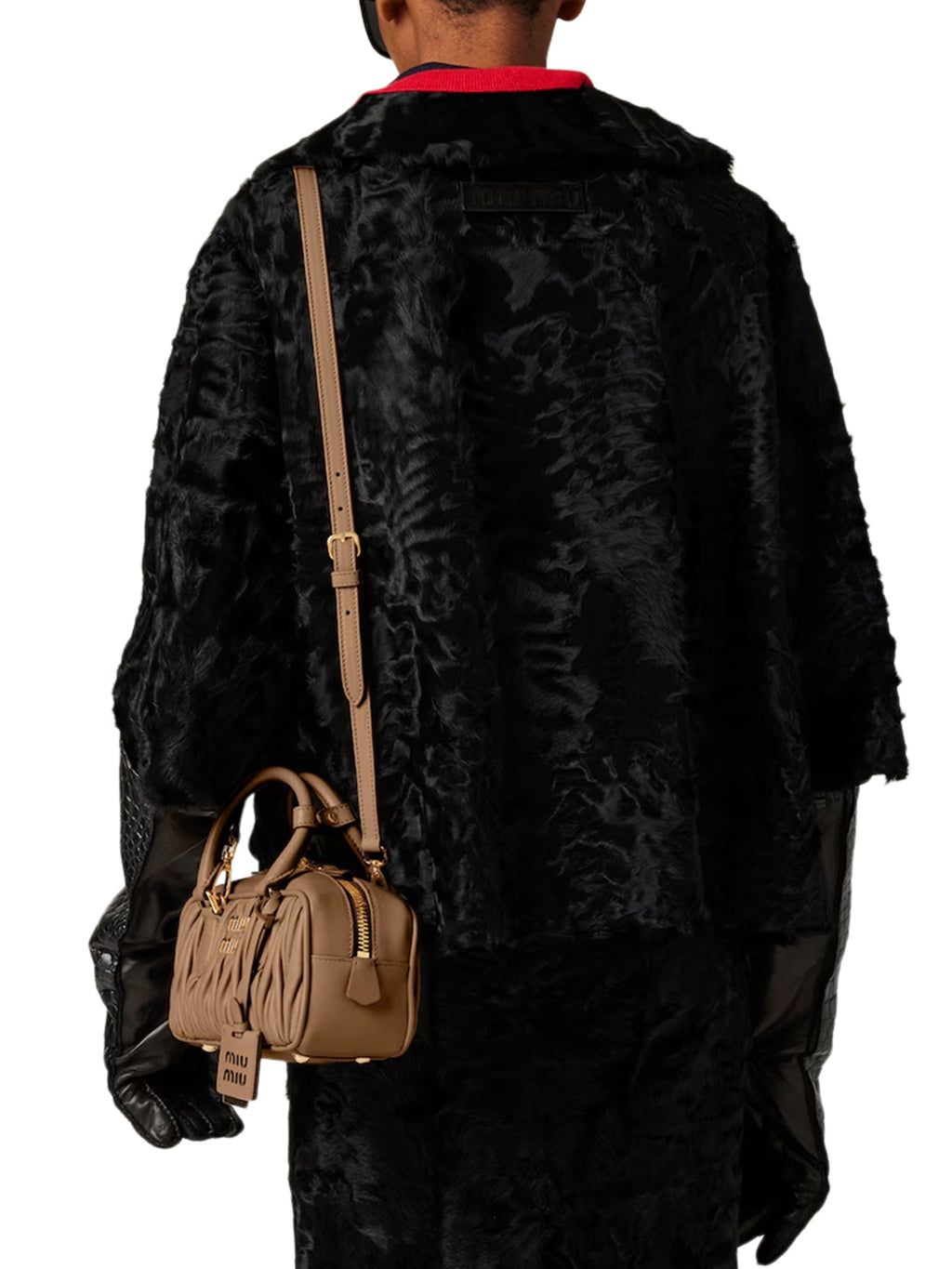Arcadie Bag In Quilted Nappa Miu miu оригінал – Купити в Україні – вид ззаду