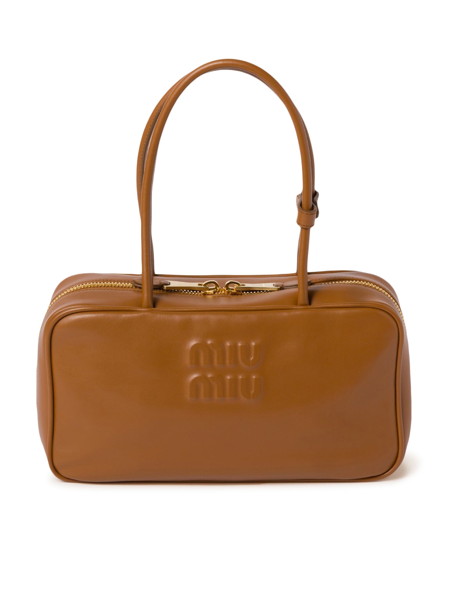 Beau Leather Bag Miu miu – Гарантія оригінальності – боковий вид