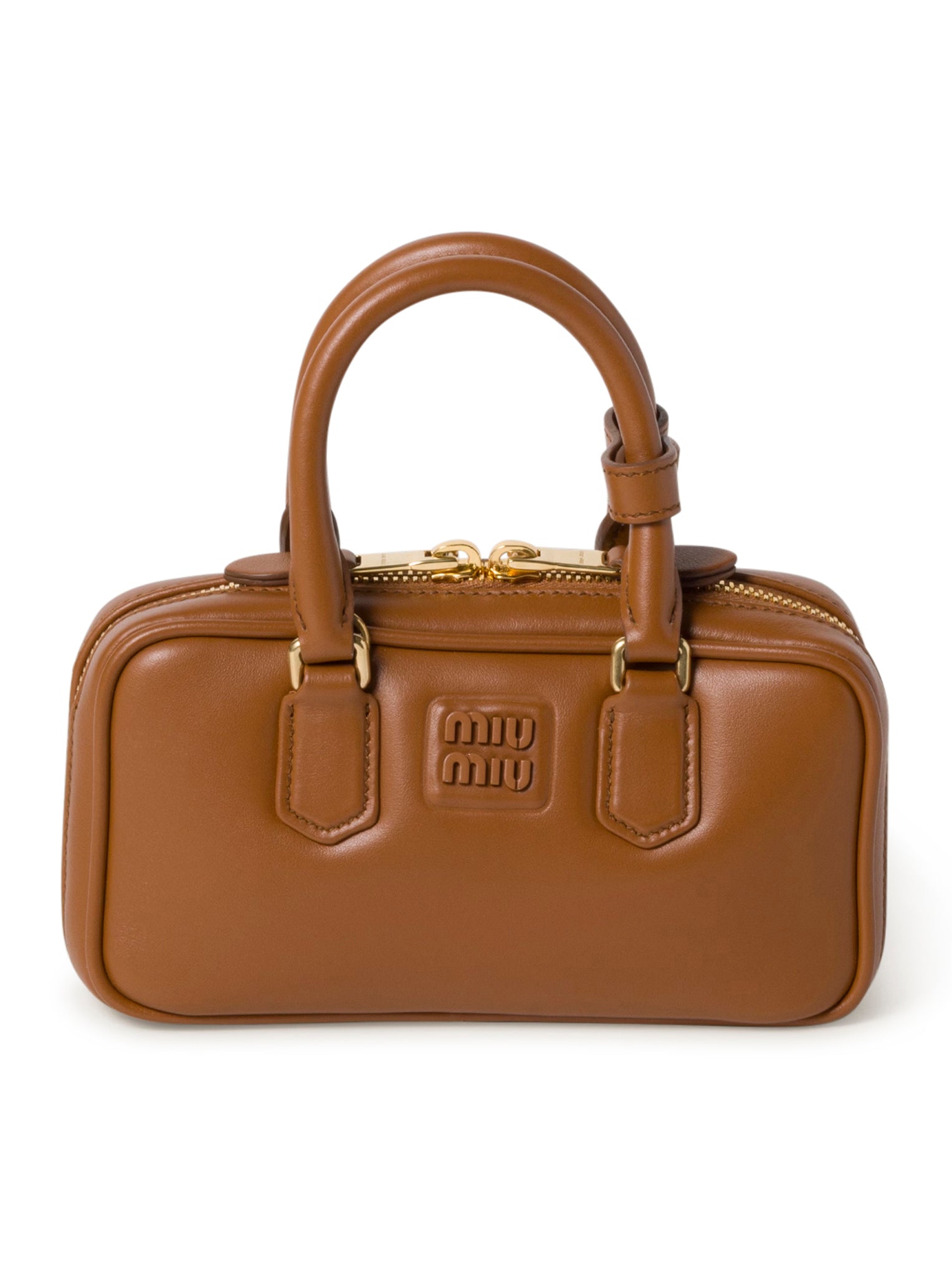 Mini Arcadie Leather Bag Miu miu оригінал – Купити в Україні – боковий вид
