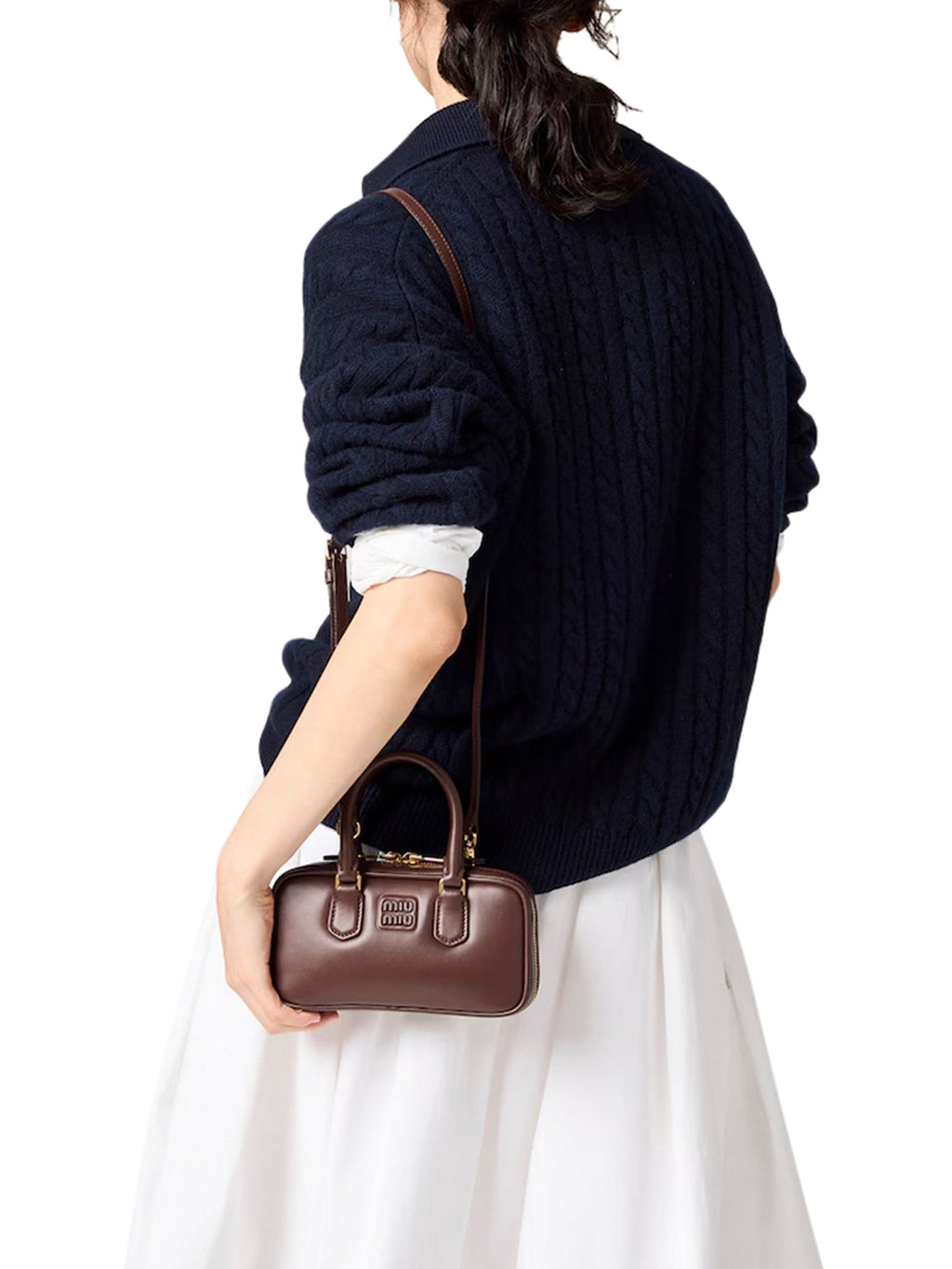 Mini Arcadie Leather Bag Miu miu оригінал – Купити в Україні – детальний вид