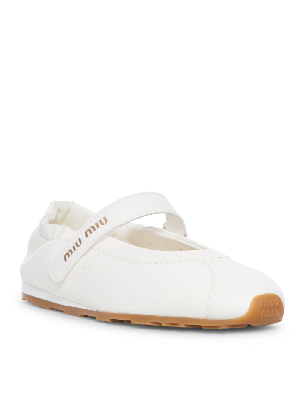 Plume Ballet Flats In Nappa Miu miu оригінал – Купити в Україні – вид ззаду