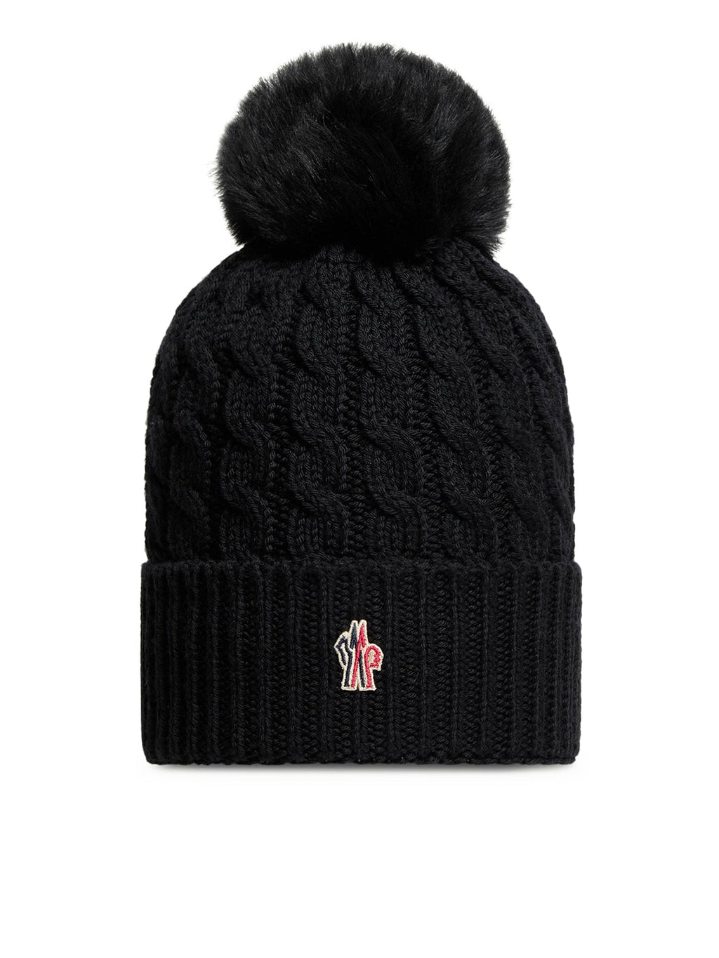 Wool Hat With Pom Pom Moncler – Гарантія оригінальності – боковий вид