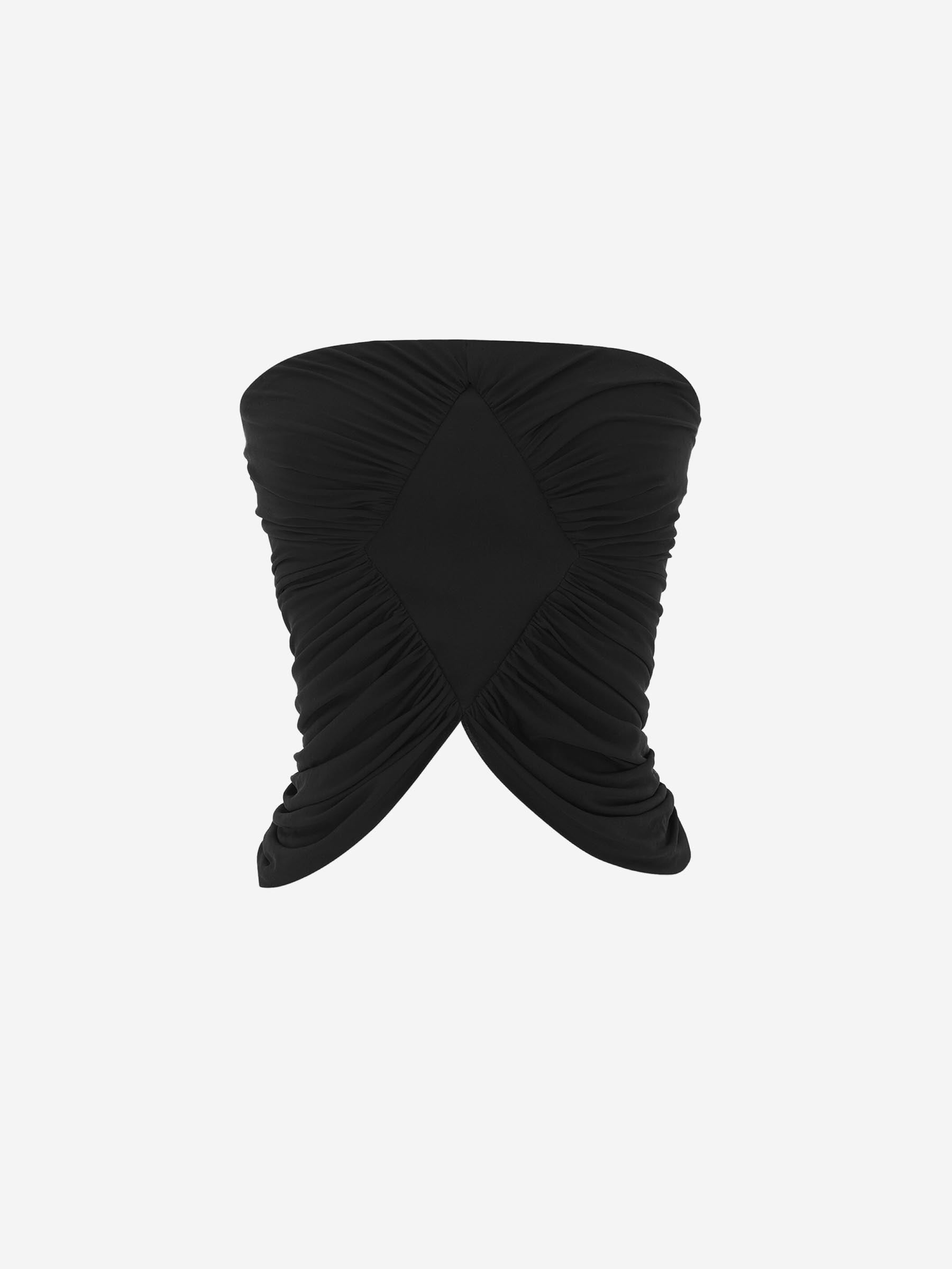 Оригінальна Ruched Bustier Top Saint laurent – боковий вид