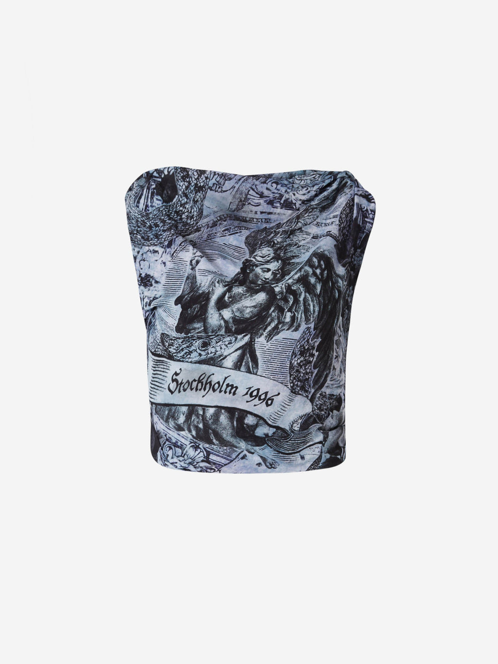 Оригінальна Printed Fitted Top Acne studios – боковий вид