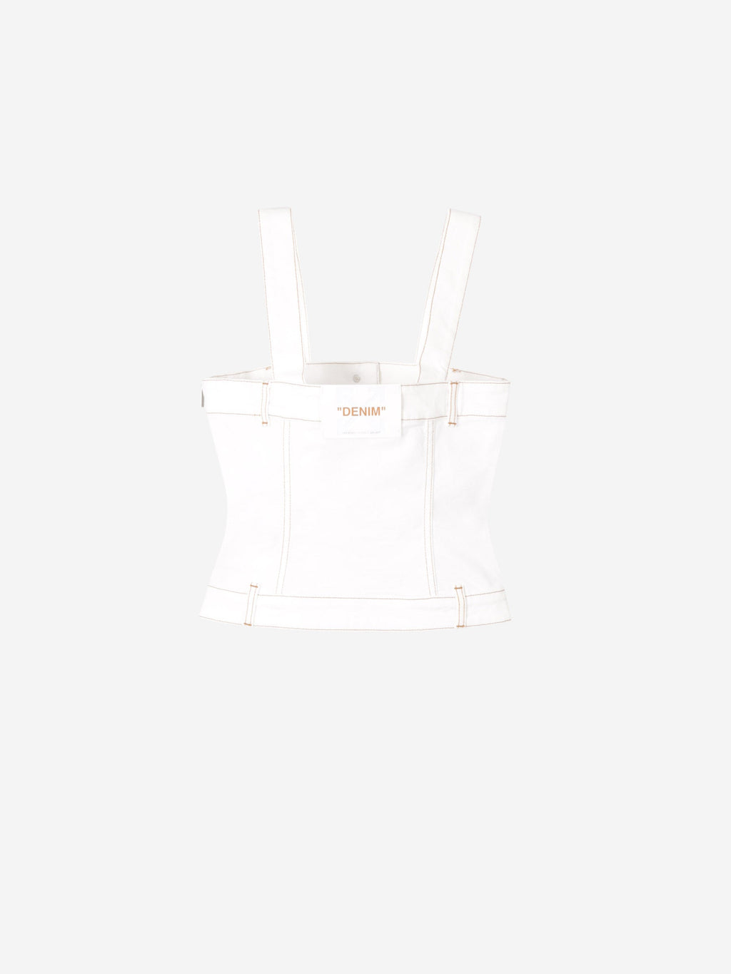 Оригінальна Denim Top Pants Off-white – вид ззаду