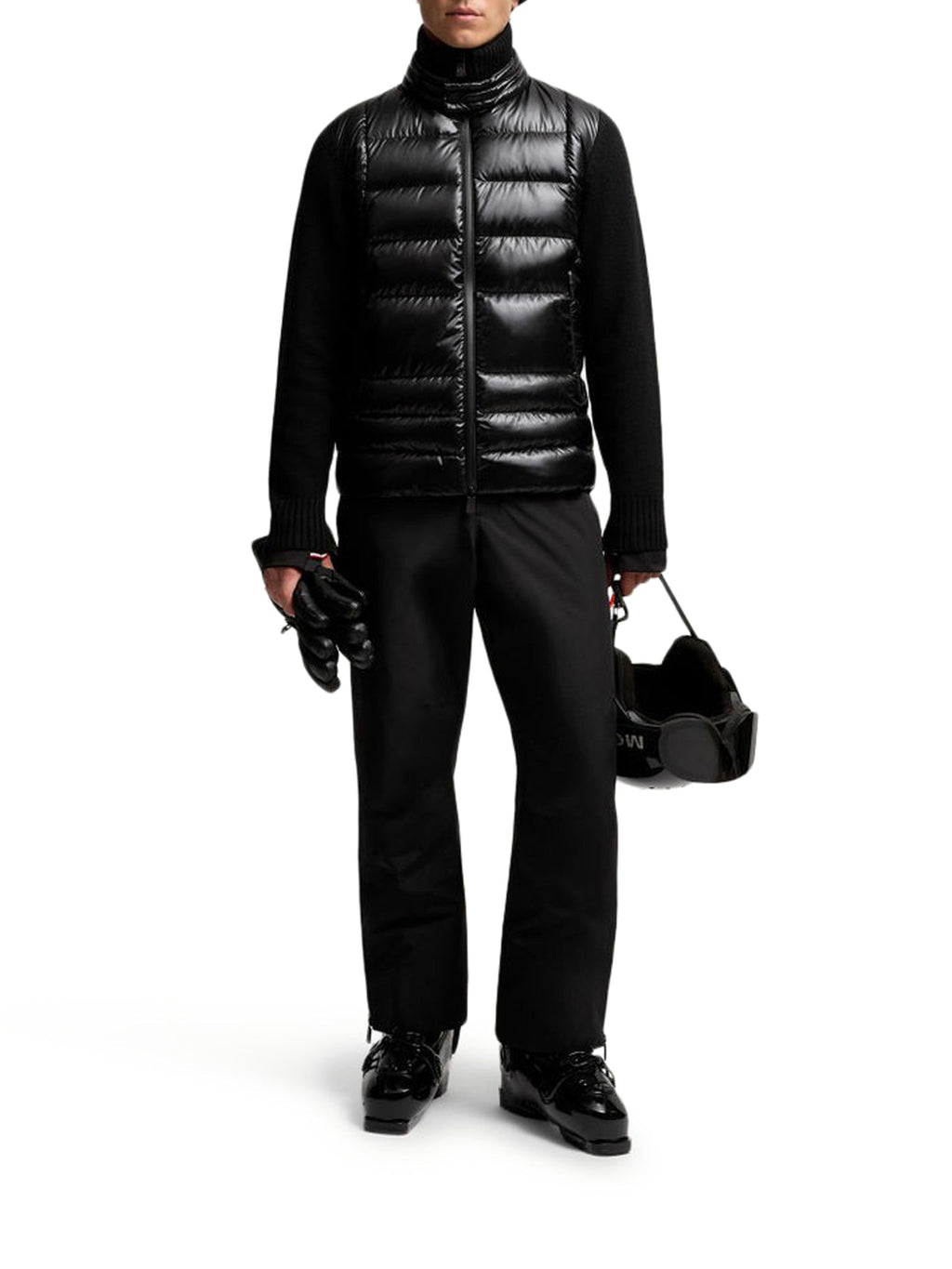 Wool Padded Cardigan With Zip Moncler оригінал – Купити в Україні – вид ззаду