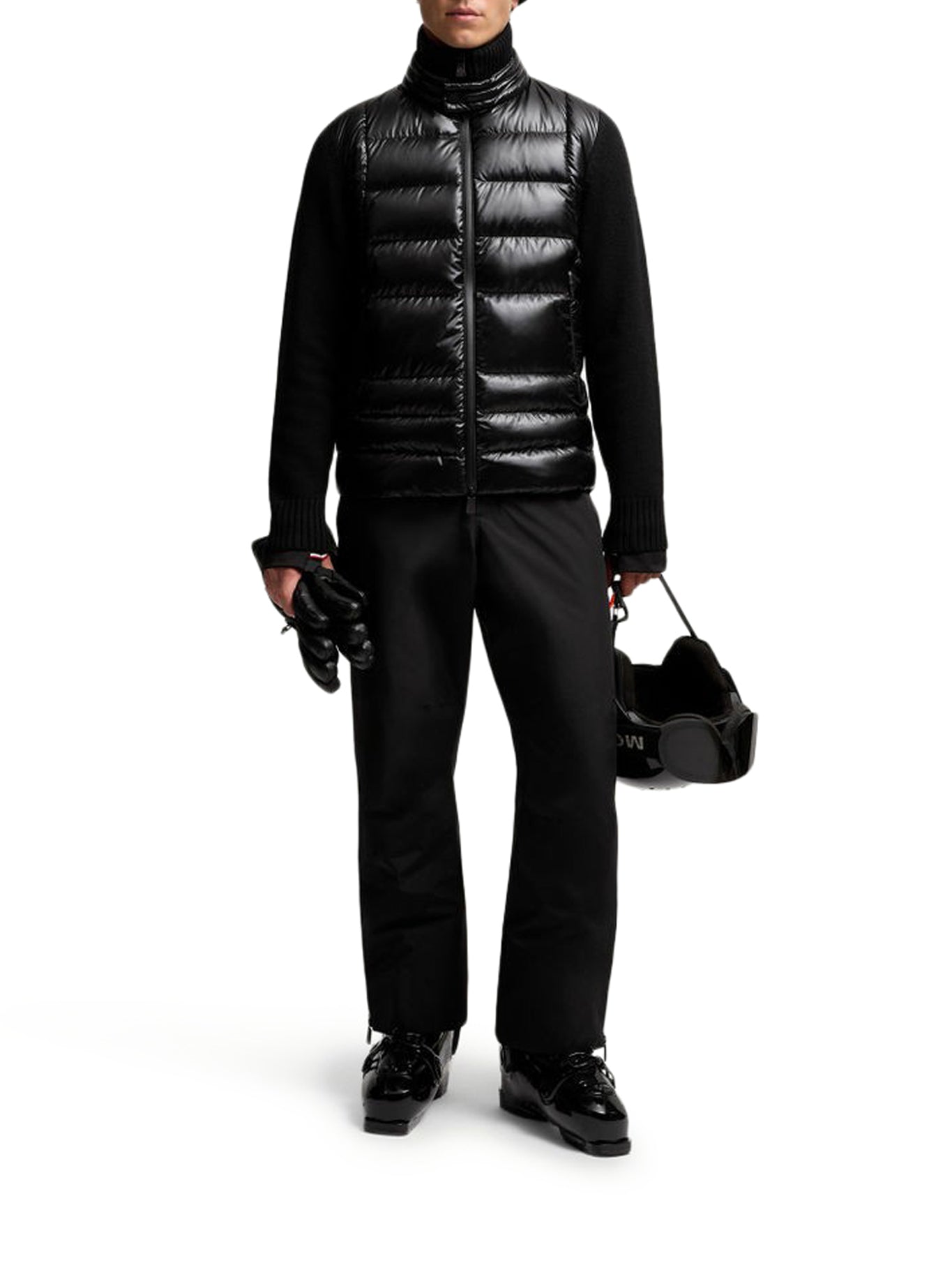 Wool Padded Cardigan With Zip Moncler оригінал – Купити в Україні – вид ззаду