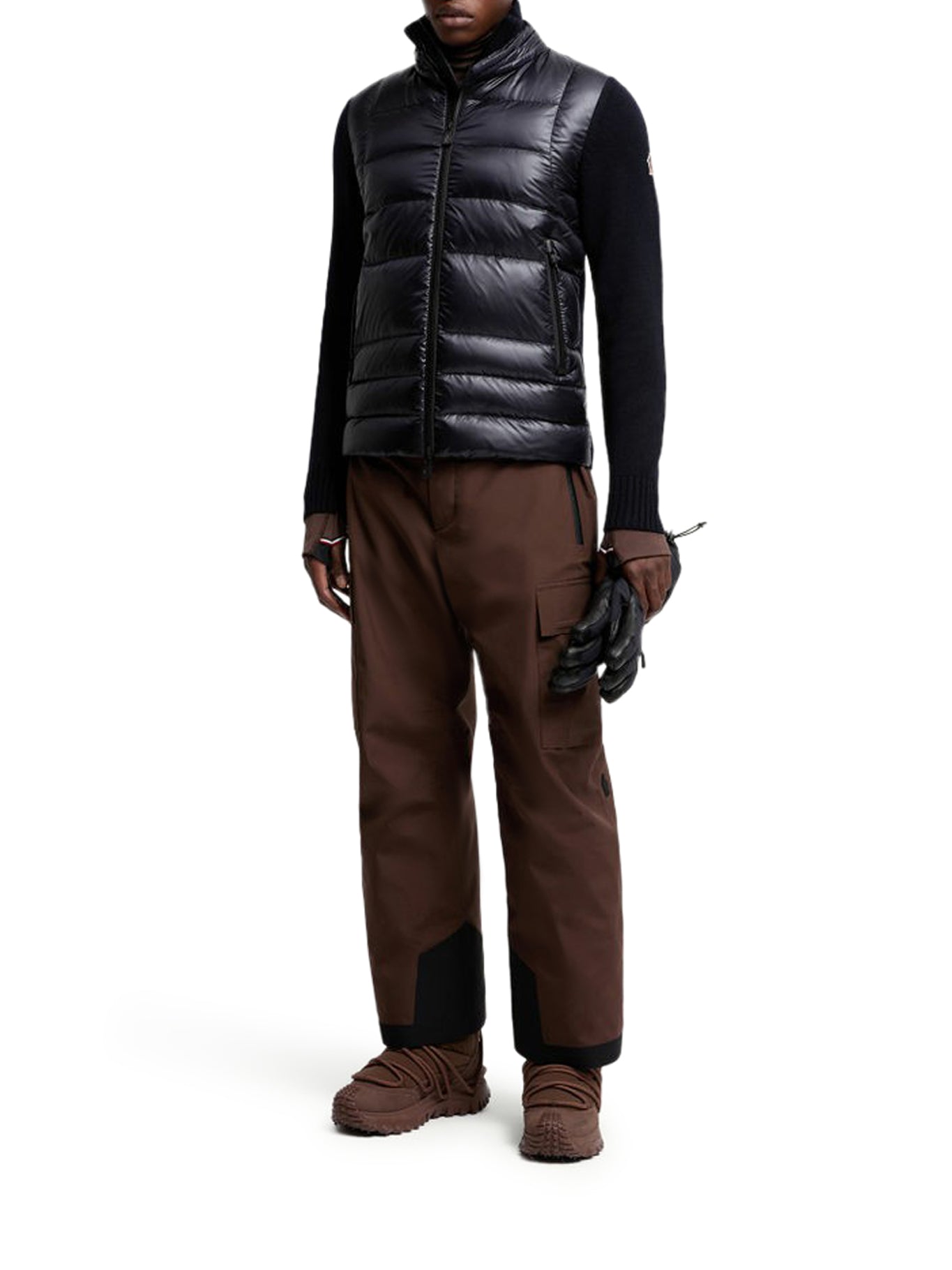 Wool Padded Cardigan With Zip Moncler оригінал – Купити в Україні – вид ззаду