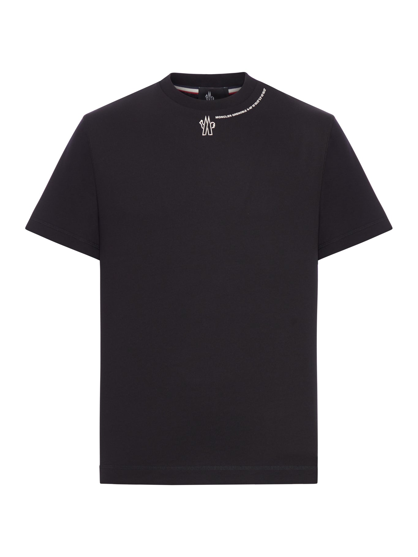 Heavy Combed Cotton Jersey T-Shirt Moncler – Гарантія оригінальності – боковий вид