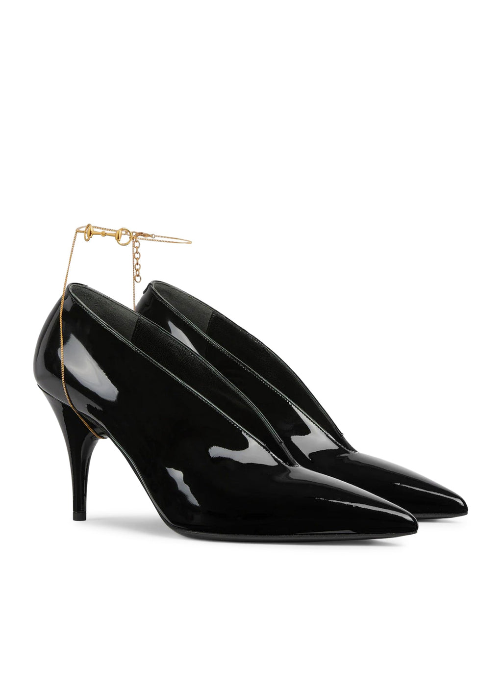 97 Patent Leather Sabot With Heel Gucci оригінал – Купити в Україні – збільшений вид