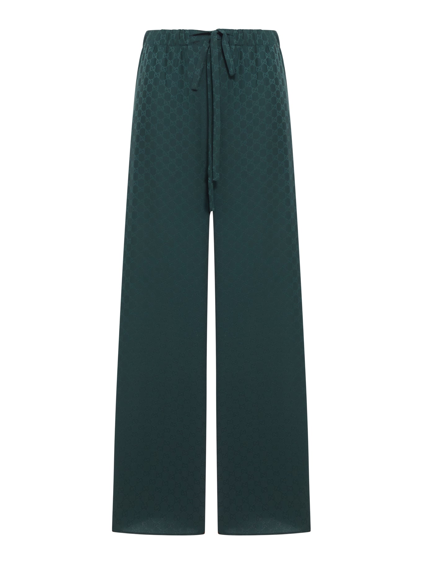 Gg Jacquard Silk Jogging Pants Gucci – Гарантія оригінальності – боковий вид