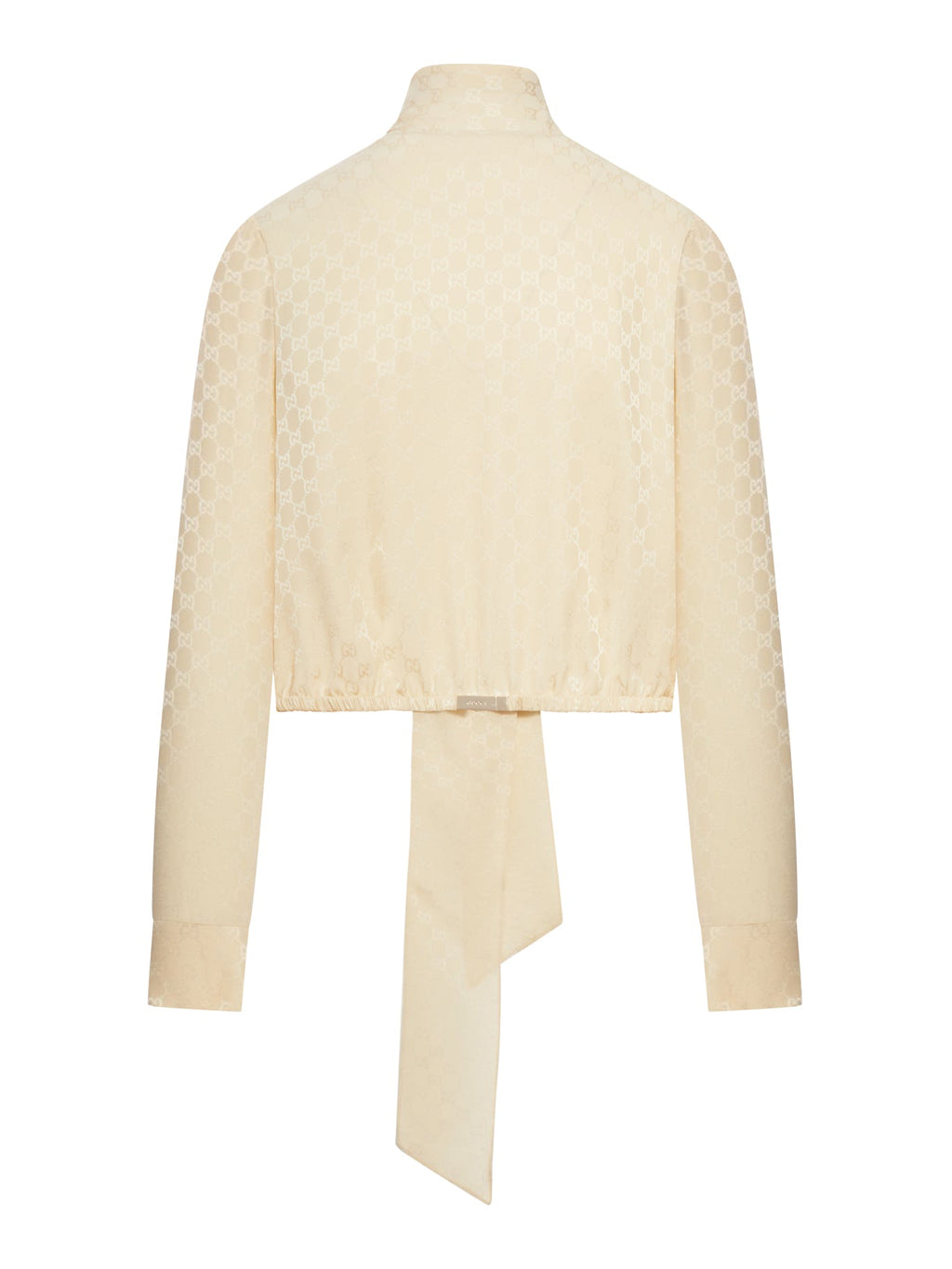 Gg Jacquard Silk Top Gucci – Гарантія оригінальності – вид ззаду