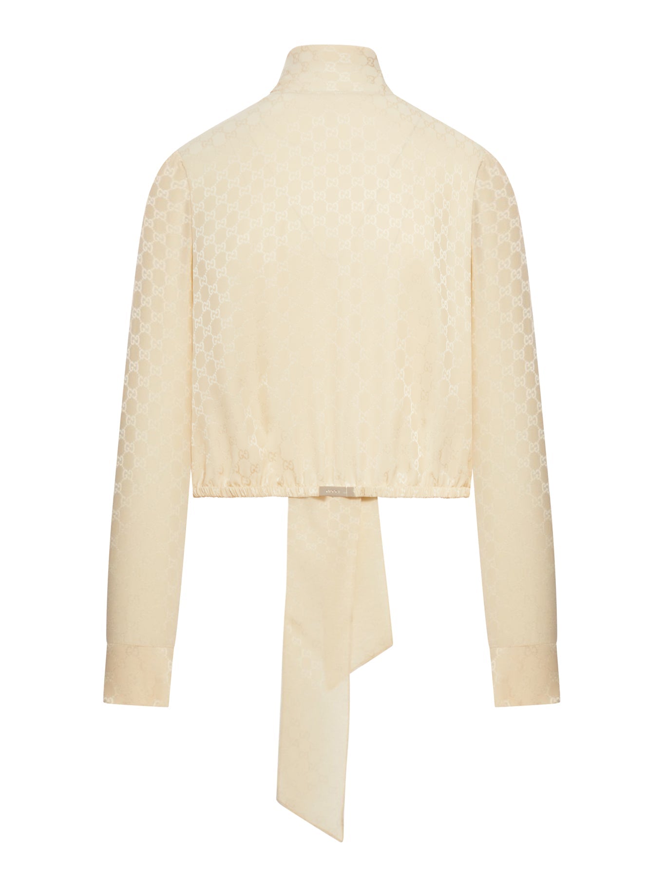 Gg Jacquard Silk Top Gucci – Гарантія оригінальності – вид ззаду