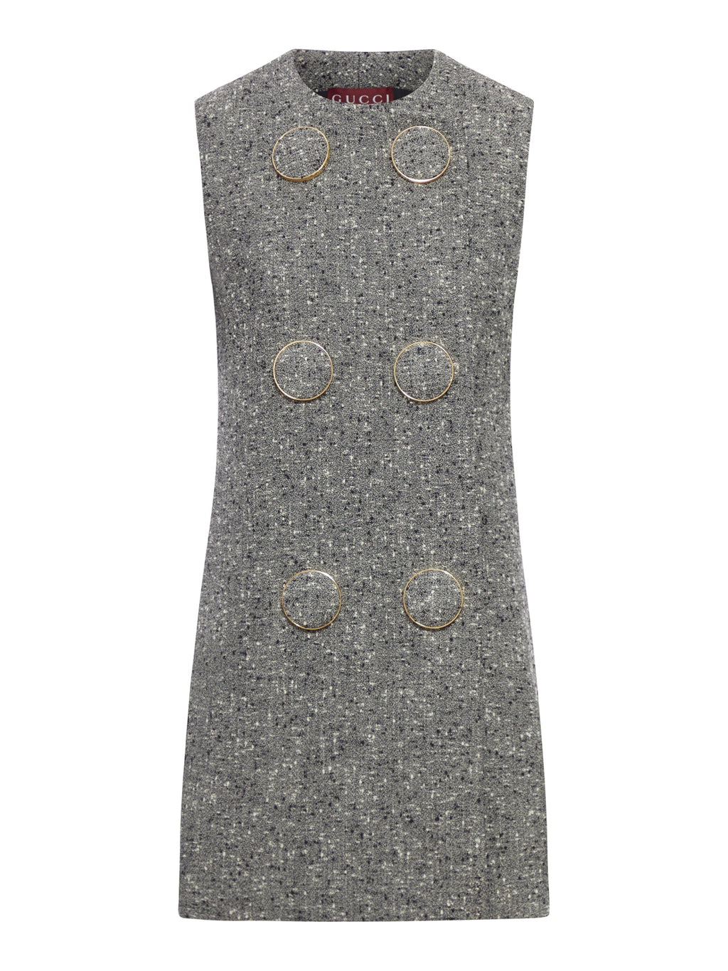 Wool Dress With Oversized Buttons Gucci оригінал – Купити в Україні – боковий вид