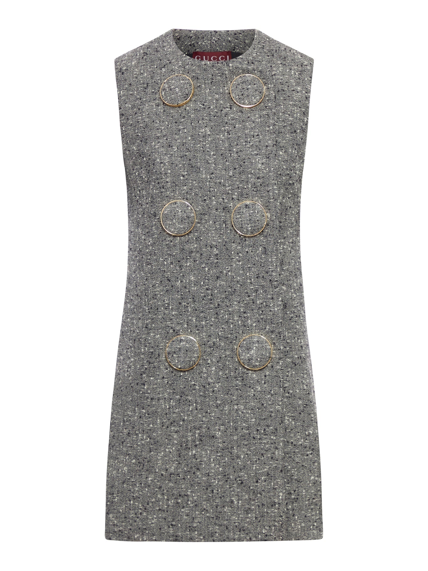 Wool Dress With Oversized Buttons Gucci оригінал – Купити в Україні – боковий вид