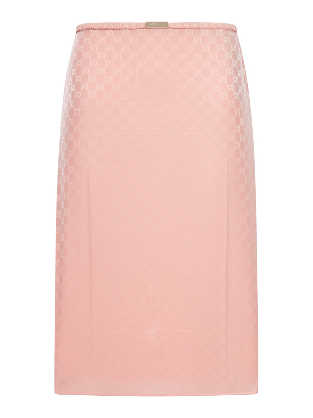 Gg Jacquard Silk Skirt Gucci – Гарантія оригінальності – боковий вид
