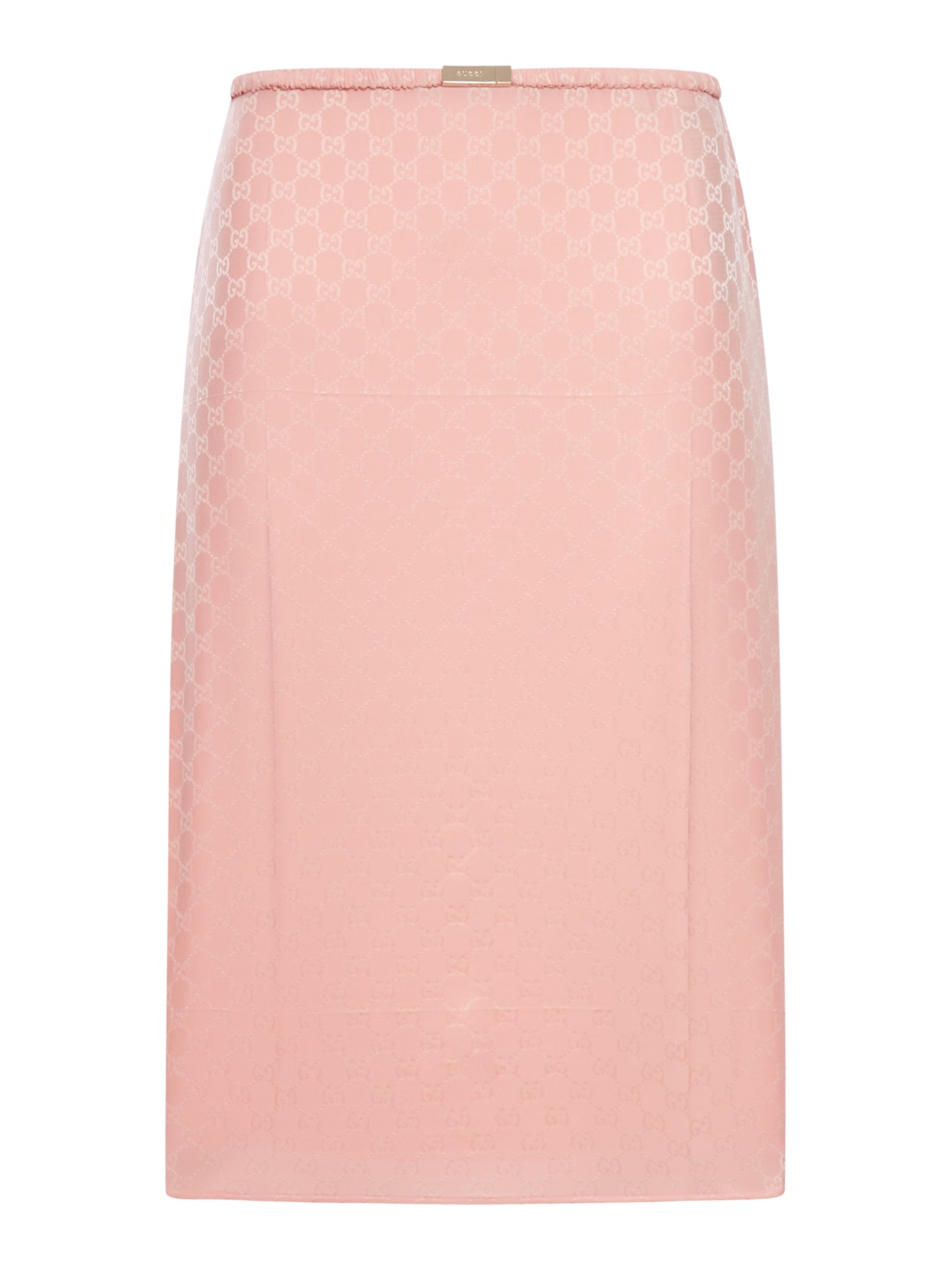 Gg Jacquard Silk Skirt Gucci – Гарантія оригінальності – боковий вид
