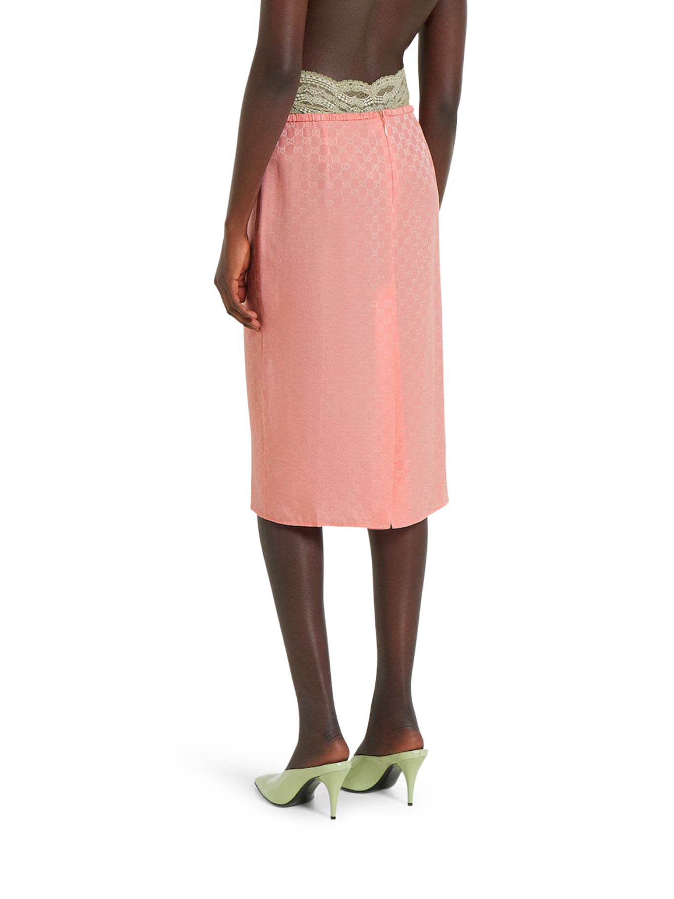 Gg Jacquard Silk Skirt Gucci – Гарантія оригінальності – збільшений вид