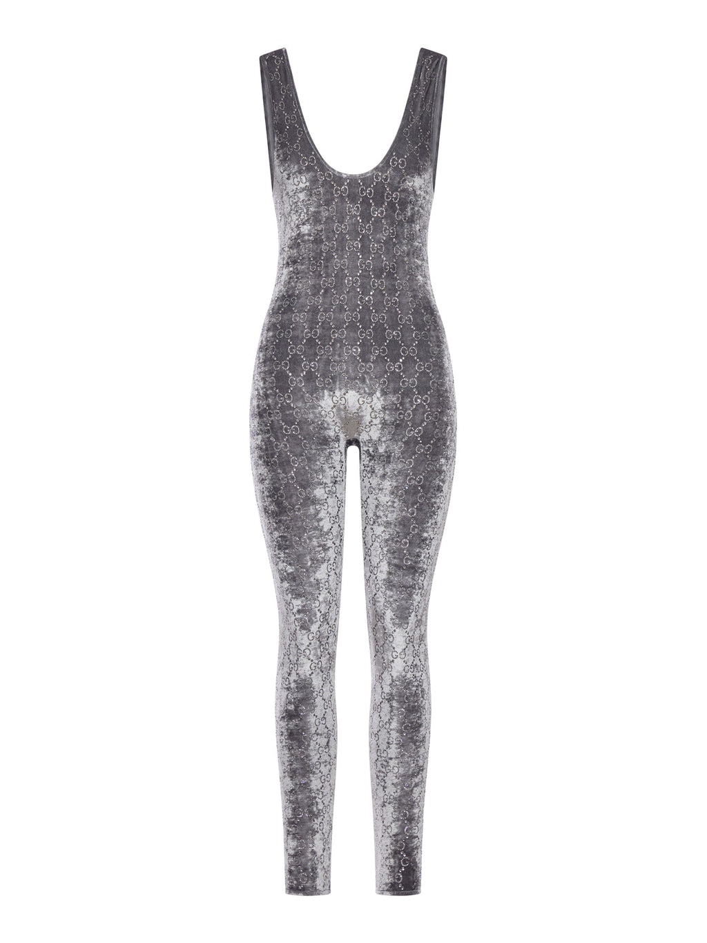 Jumpsuit With Gg Crystal Embroidery Gucci оригінал – Купити в Україні – боковий вид