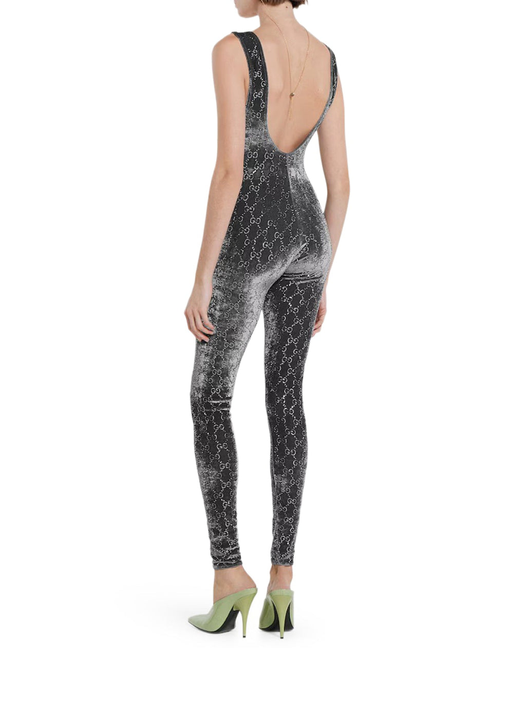 Jumpsuit With Gg Crystal Embroidery Gucci оригінал – Купити в Україні – детальний вид