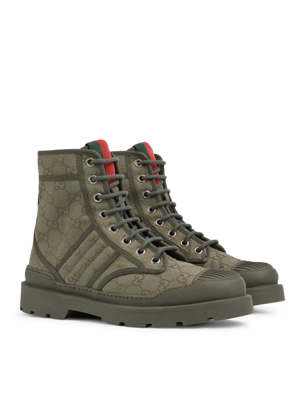 Men`s Boot With Web Detail Gucci оригінал – Купити в Україні – детальний вид
