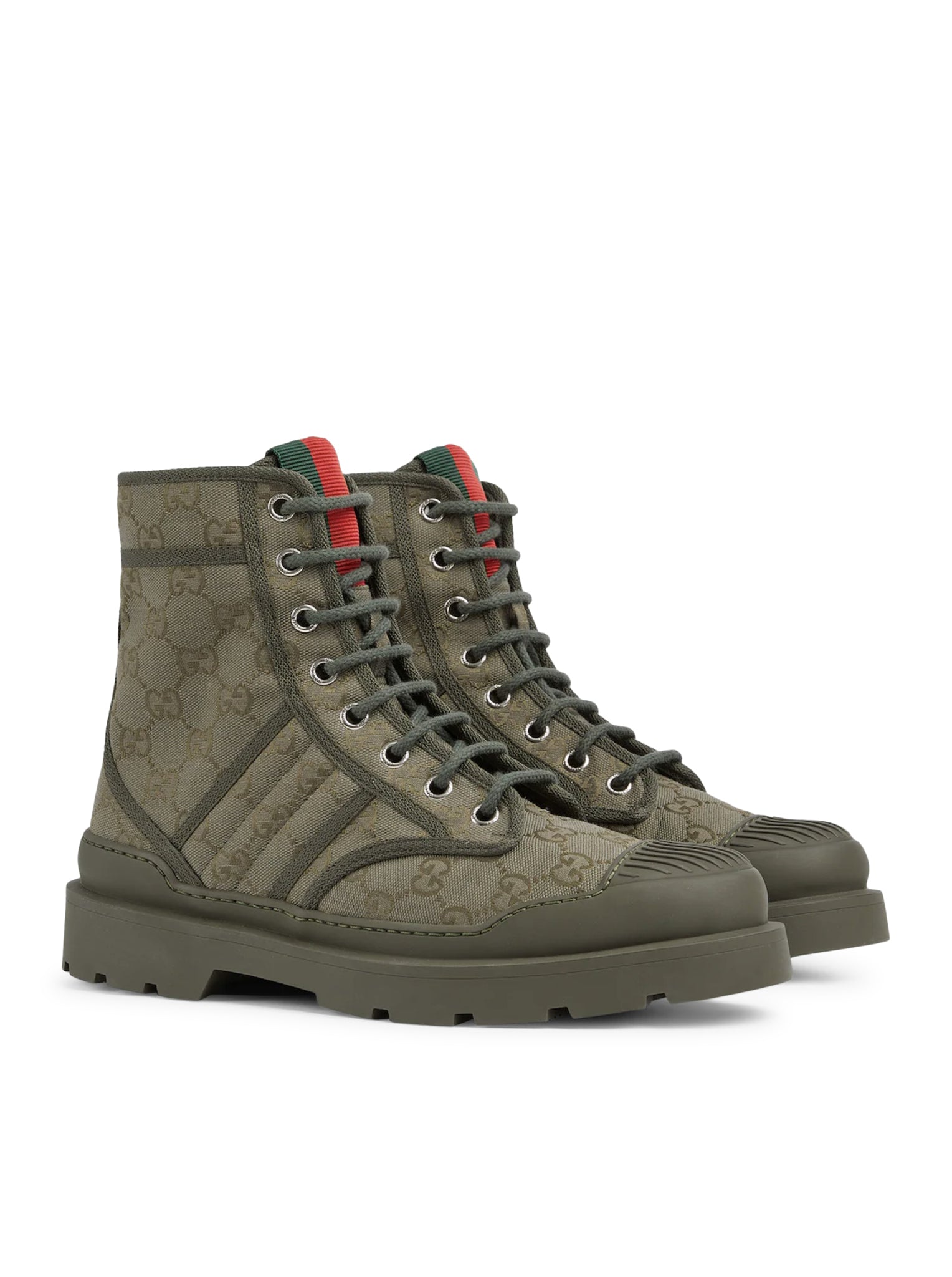 Men`s Boot With Web Detail Gucci оригінал – Купити в Україні – детальний вид
