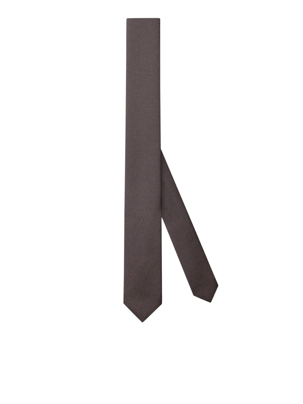 Silk Tie With Crepe Effect Gucci – Гарантія оригінальності – боковий вид