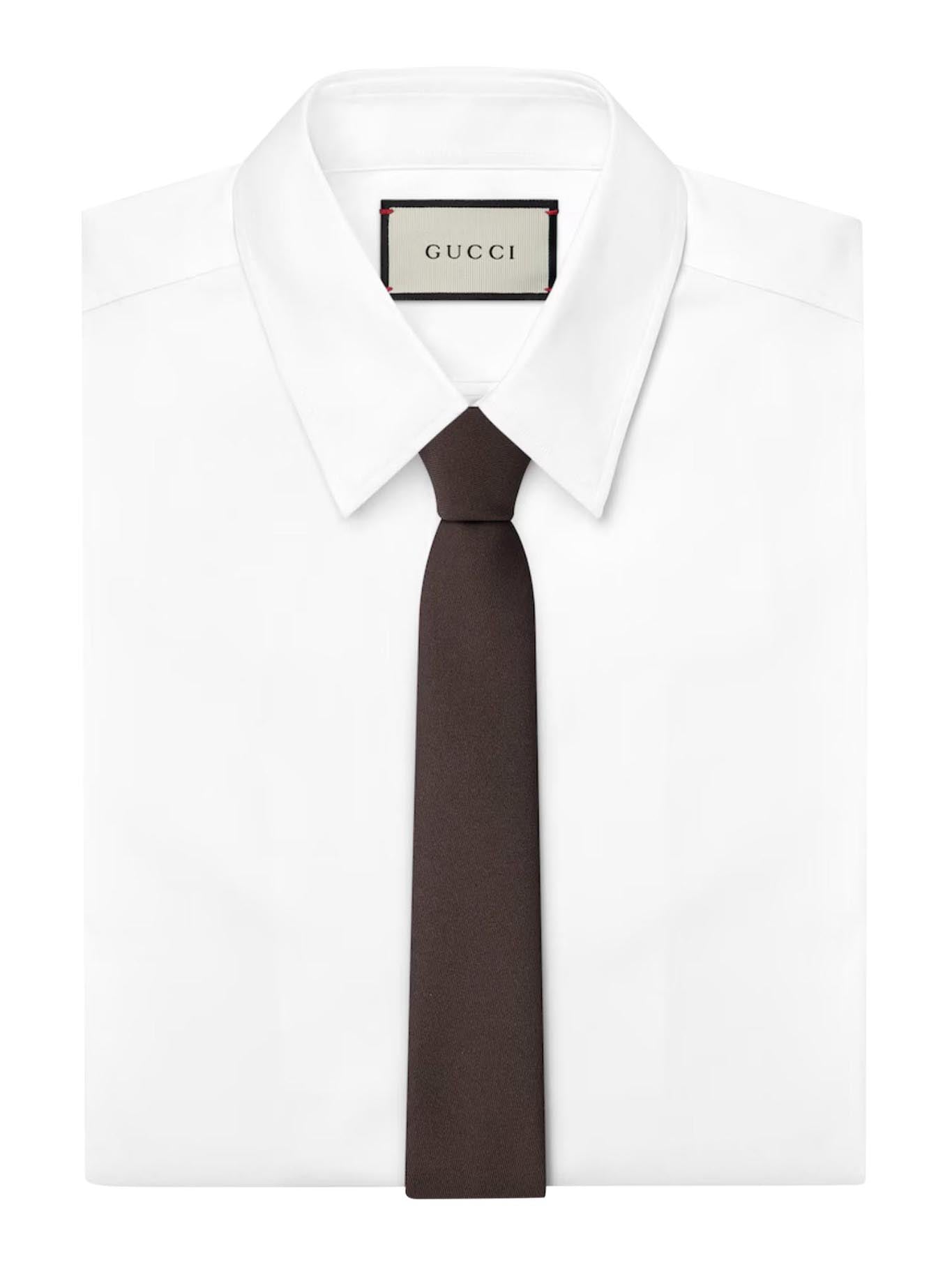 Wool Tie Gucci – Гарантія оригінальності – детальний вид