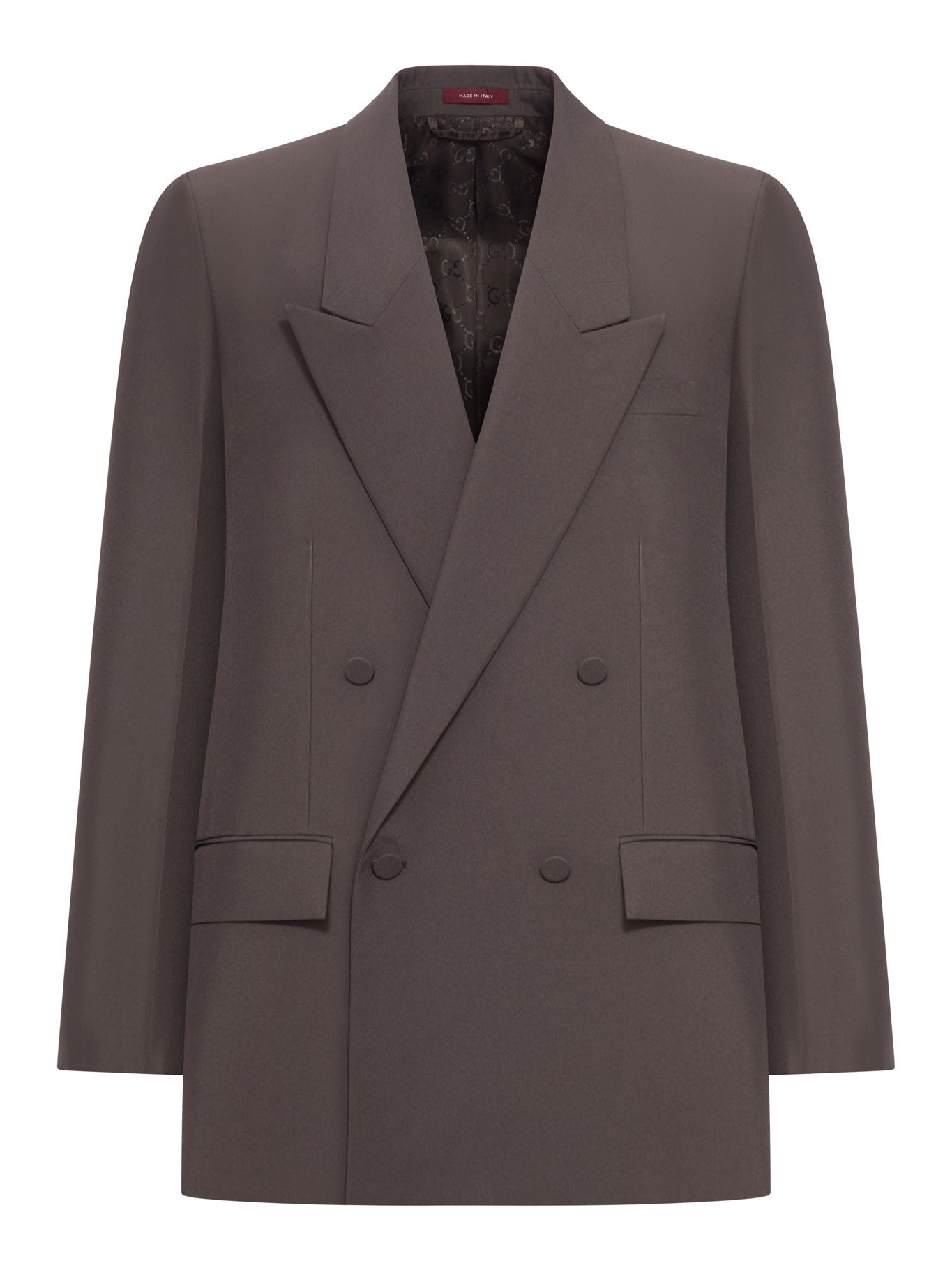Оригінальна Double-Breasted Wool Gabardine Jacket Gucci – боковий вид