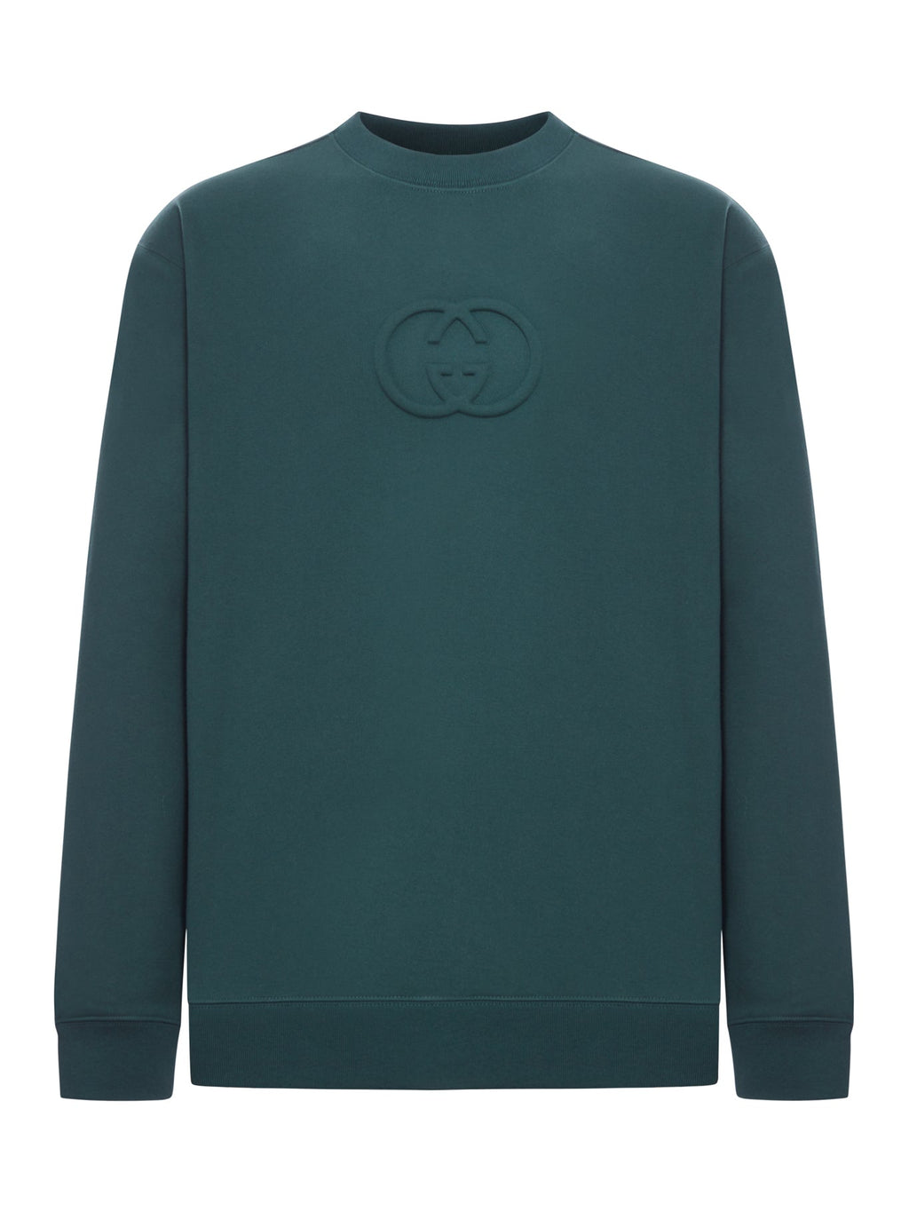 Оригінальна Cotton Sweatshirt With Embossed Logo Gucci – боковий вид