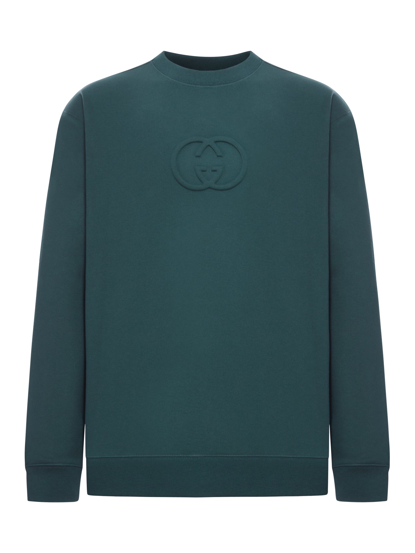 Оригінальна Cotton Sweatshirt With Embossed Logo Gucci – боковий вид