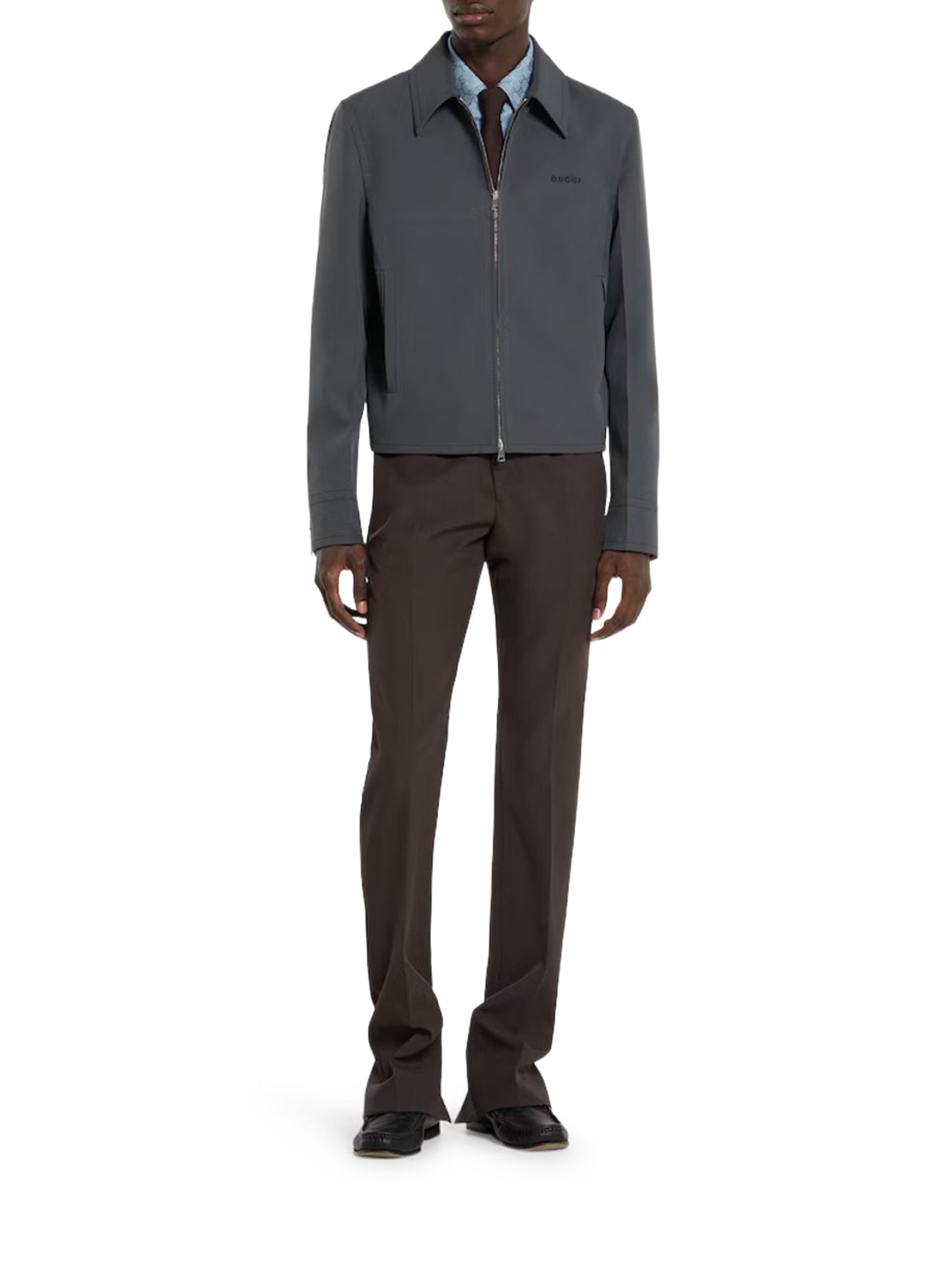 Gg Jacquard Silk Shirt Gucci – Гарантія оригінальності – збільшений вид