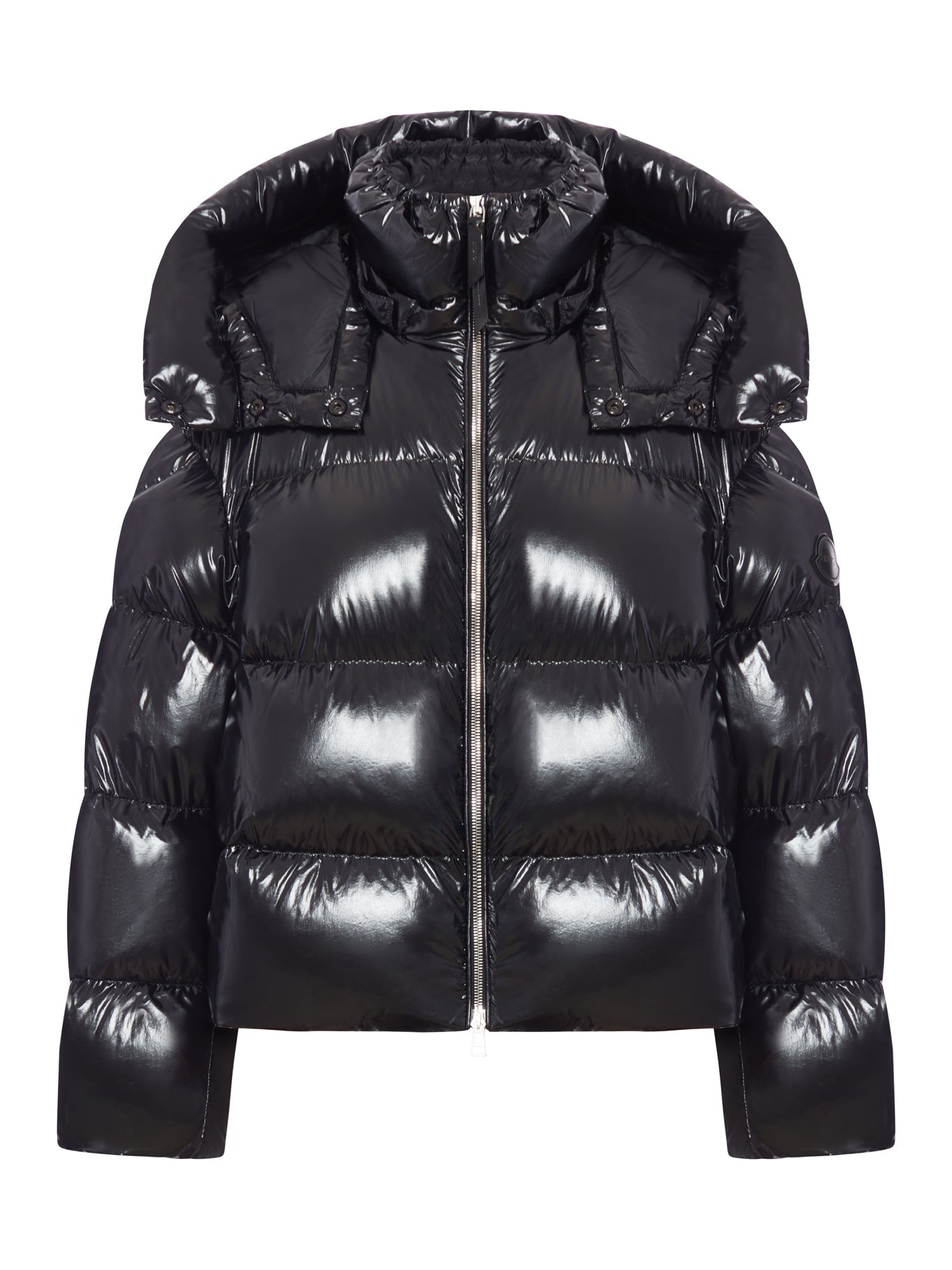 Lothar Moncler X Ee72 By Edward Enninful Hooded Short Down Jacket Moncler оригінал – Купити в Україні – боковий вид