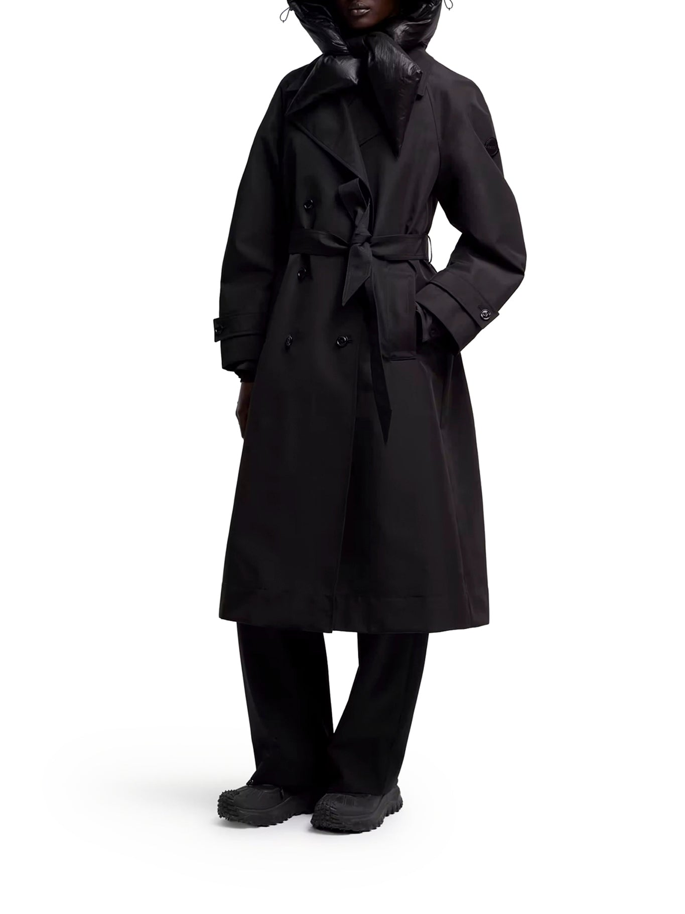 Zake Moncler X Ee72 Trench Coat By Edward Enninful Moncler – Гарантія оригінальності – вид ззаду